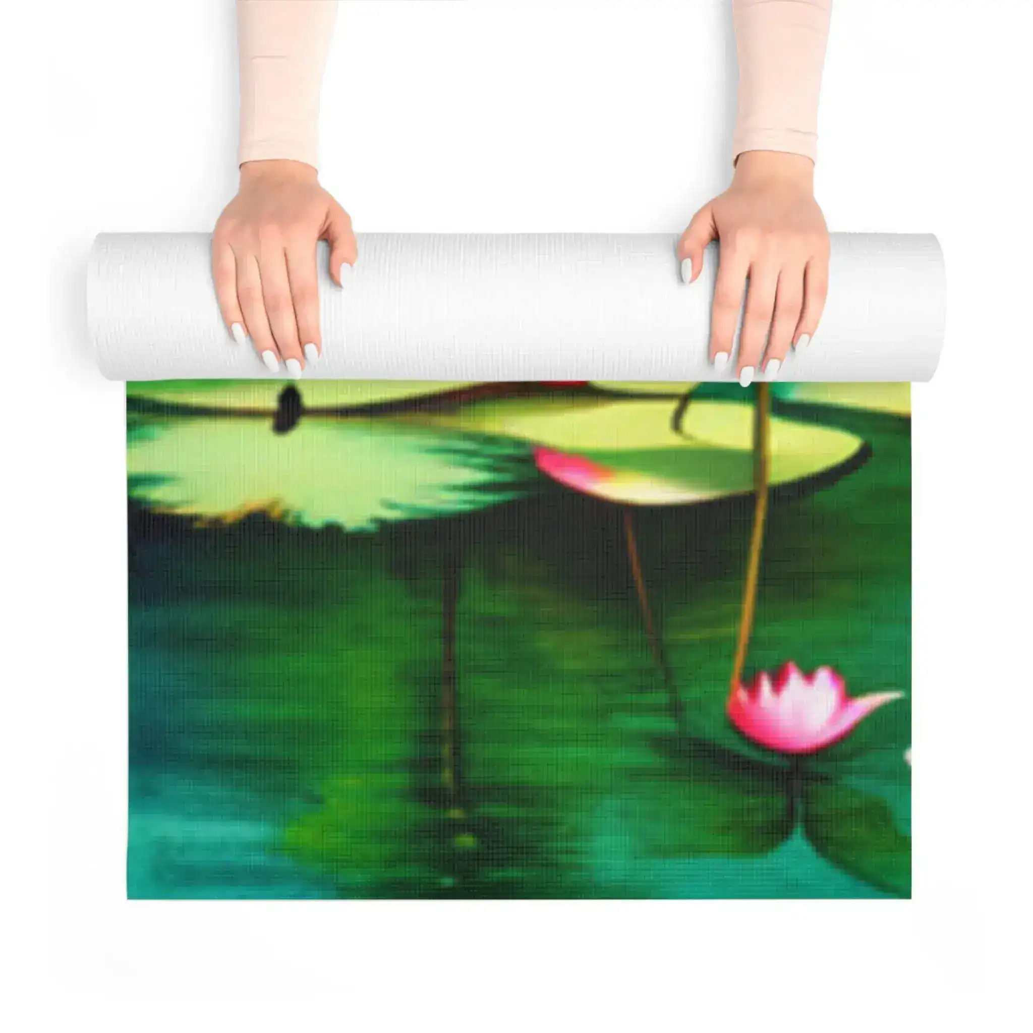 Lotus Lake Foam Yoga Mat - Image 4