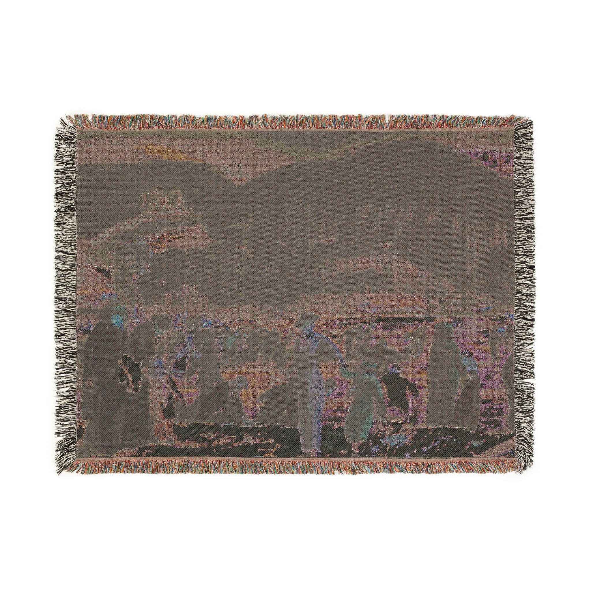 love-of-winter-george-bellows | Woven Tapestry Blanket - Image 12