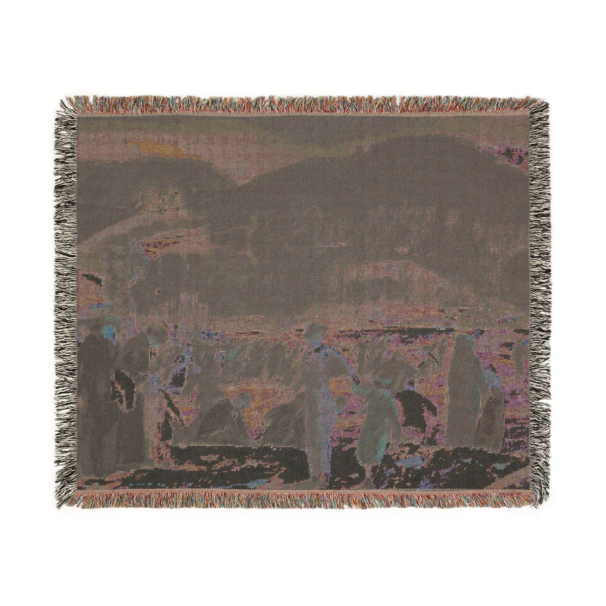 love-of-winter-george-bellows | Woven Tapestry Blanket - Image 8