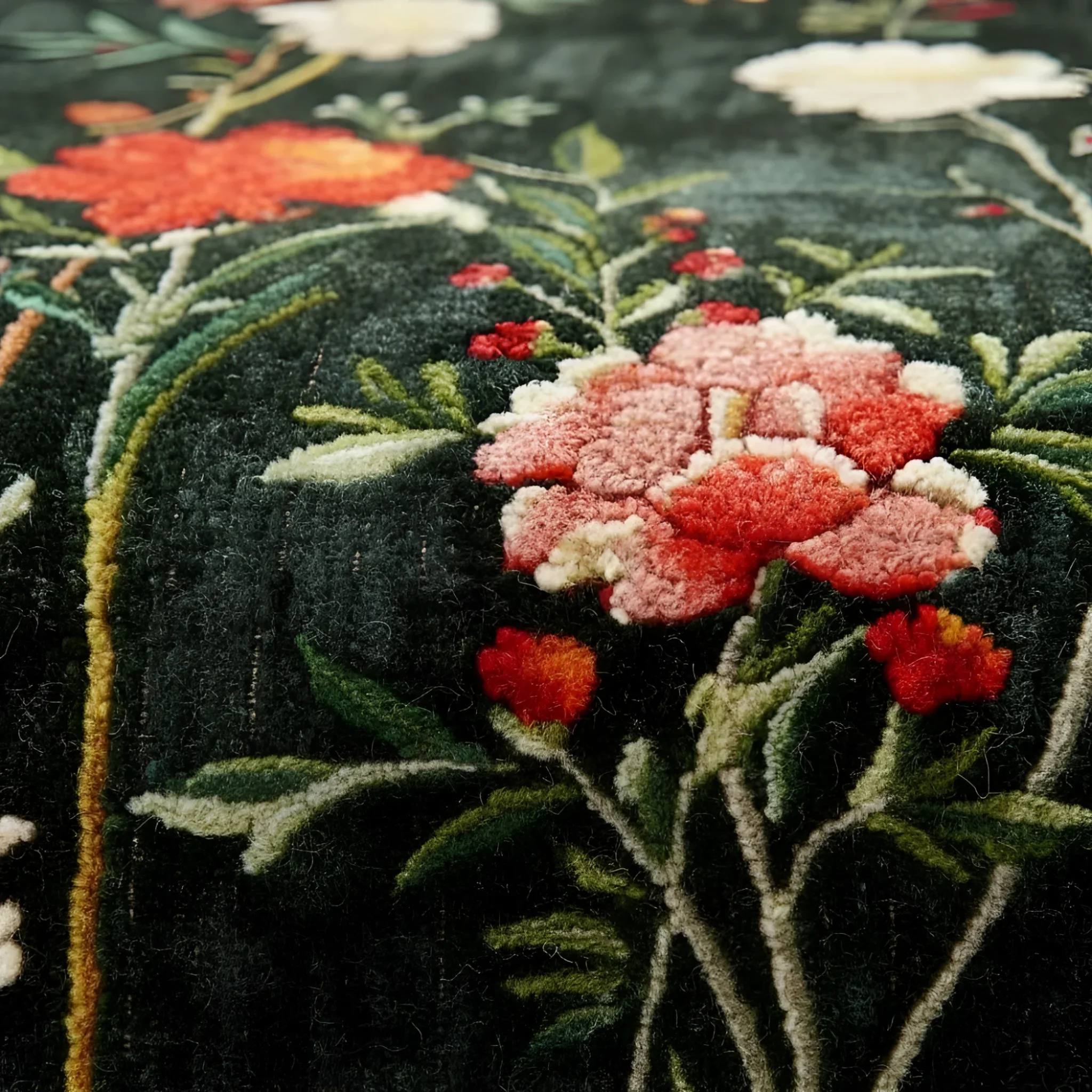 Lush Garden Retreat Hand Tufted Rug - Image 3