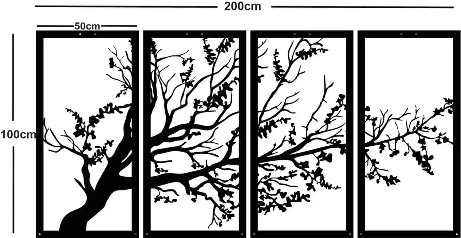 Lush Tree Metal Wall Hanging Decor - Image 11