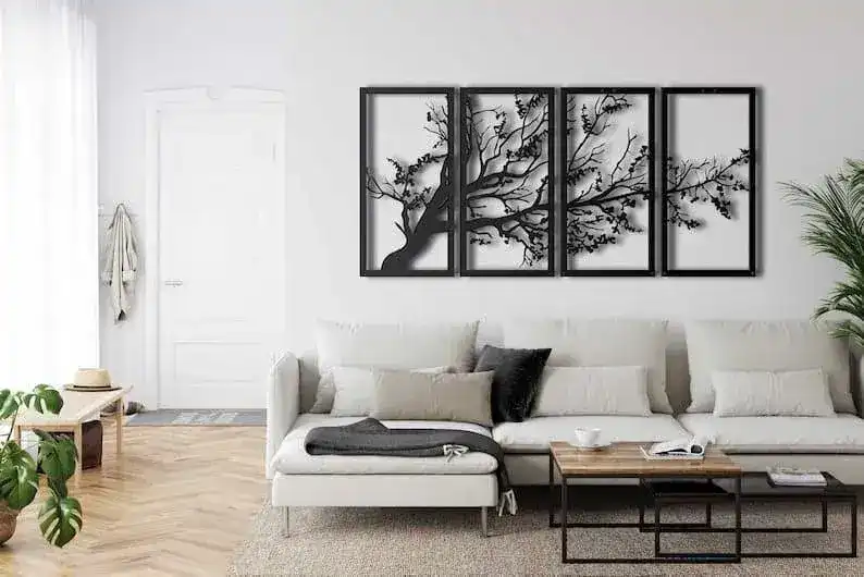 Lush Tree Metal Wall Hanging Decor - Image 5