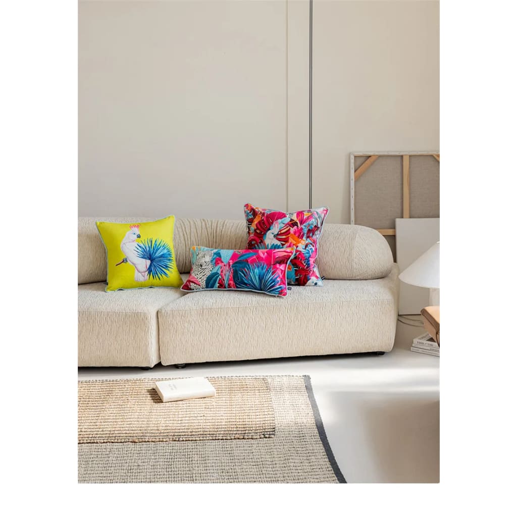Luxurious Tropical Cockatoo Accent Pillow Cover - Image 7