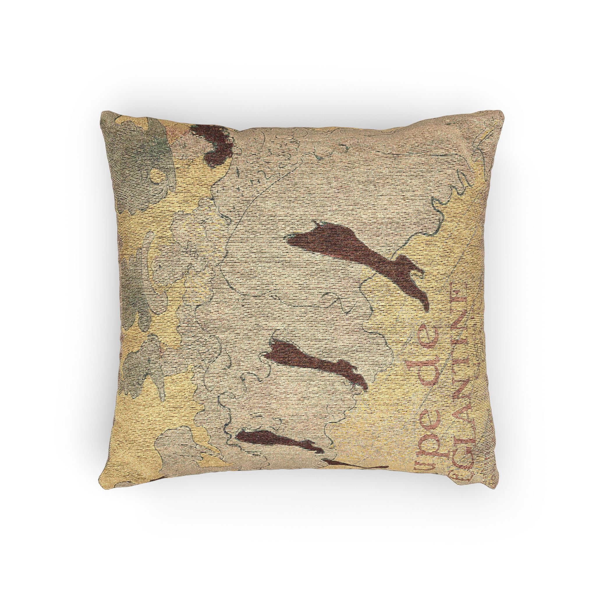 mademoiselle-eglantine-s-troupe-toulouse-lautrec | Woven Pillow - Image 4