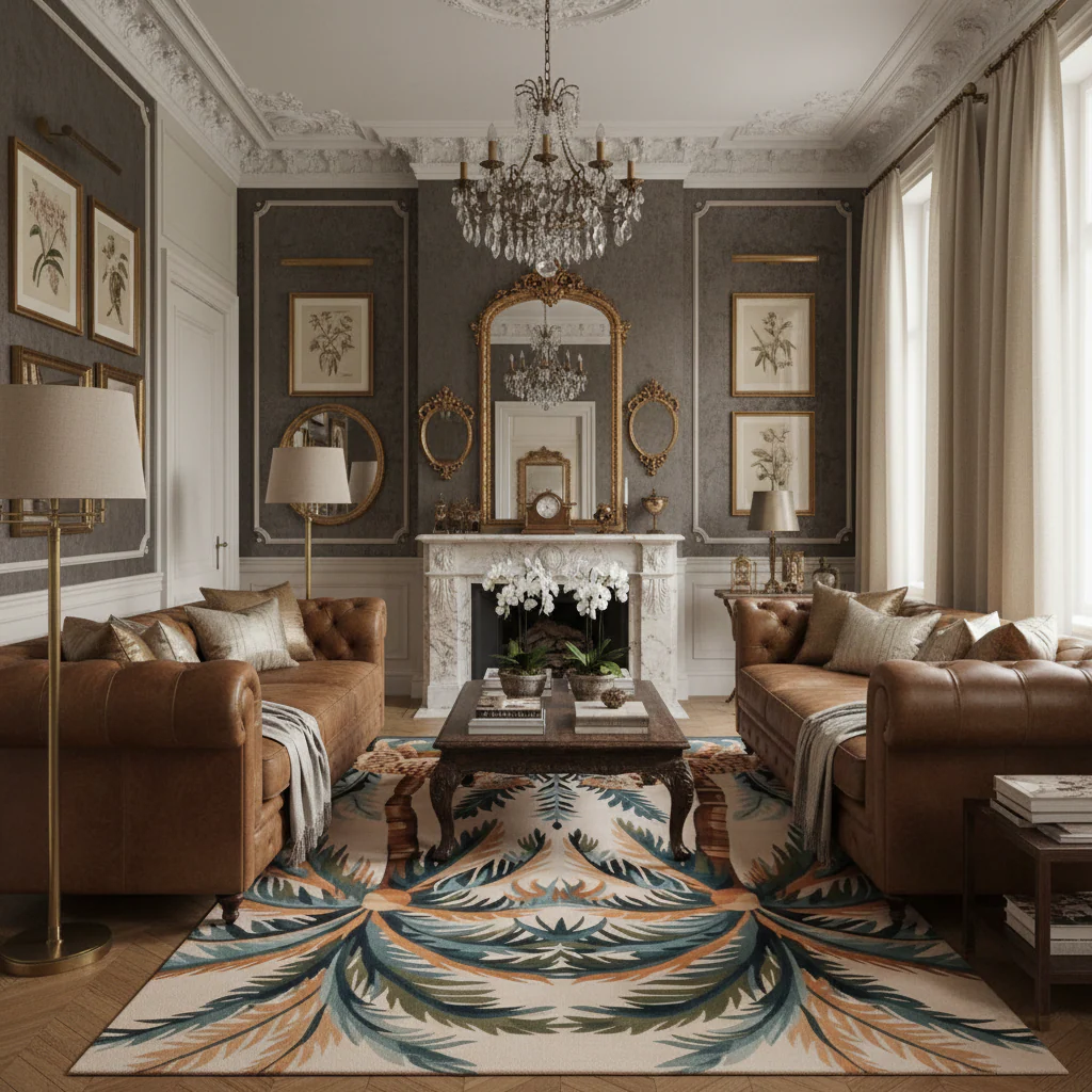 Majestic Jungle Dawn Hand Tufted Rug - Image 2