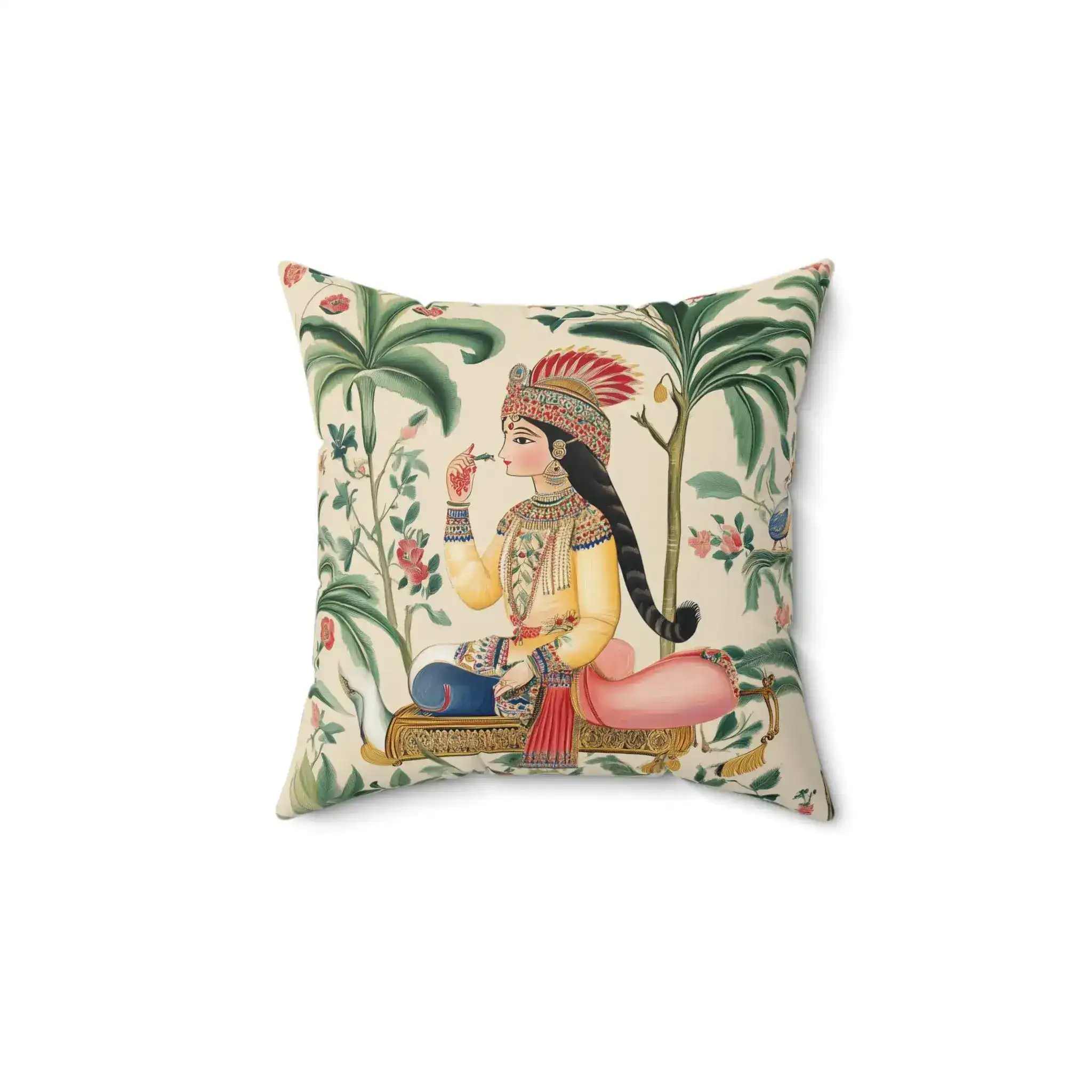 Majestic Maharani Daydream Throw Pillow - Image 5