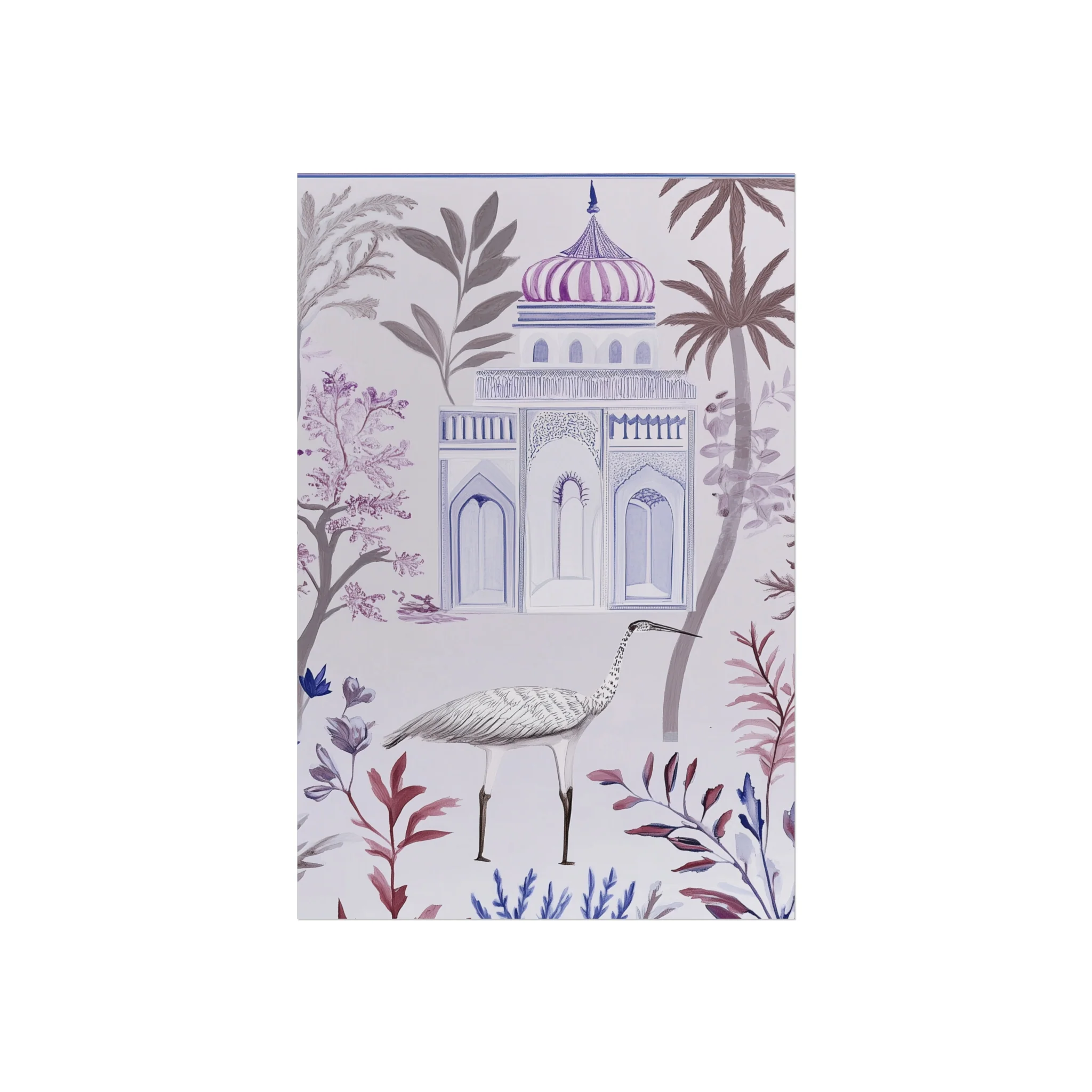Majestic Minaret & Crane Fine Art Poster - Image 16