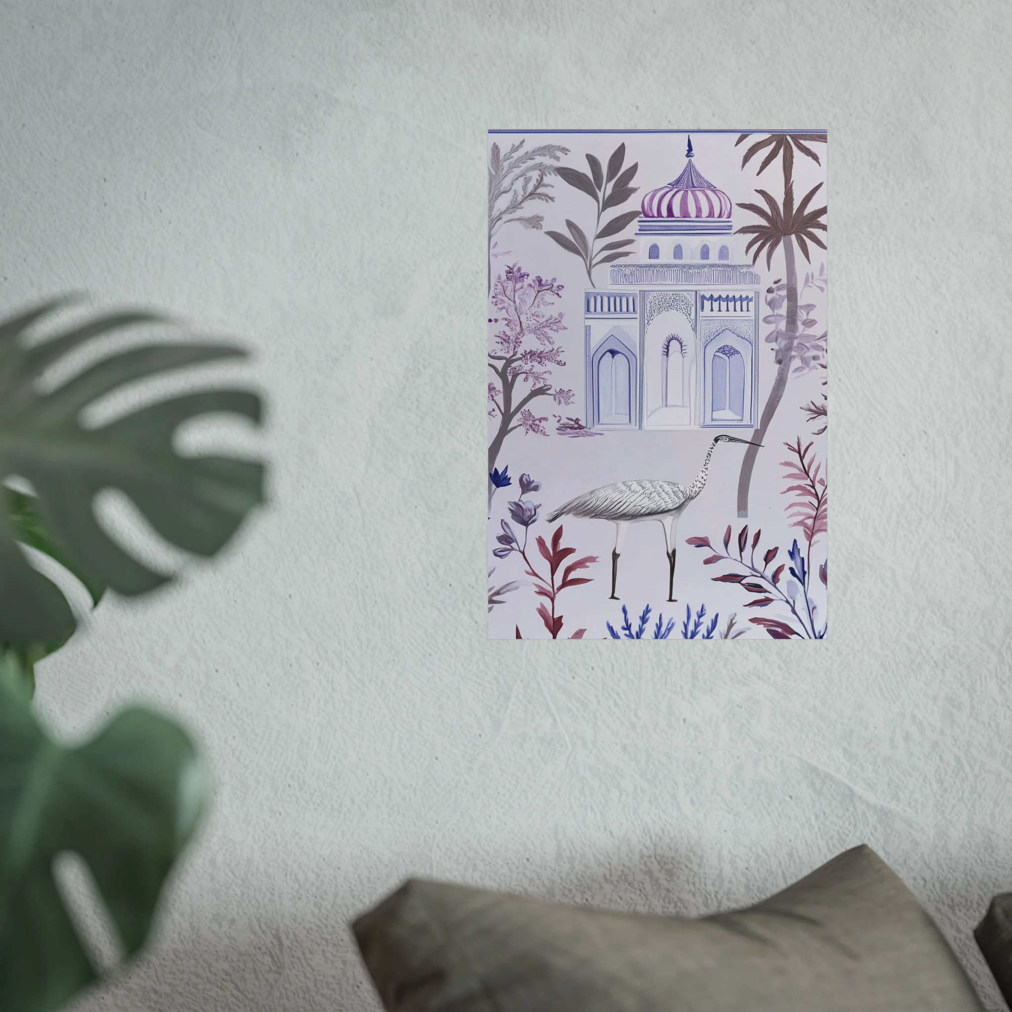 Majestic Minaret & Crane Fine Art Poster - Image 29