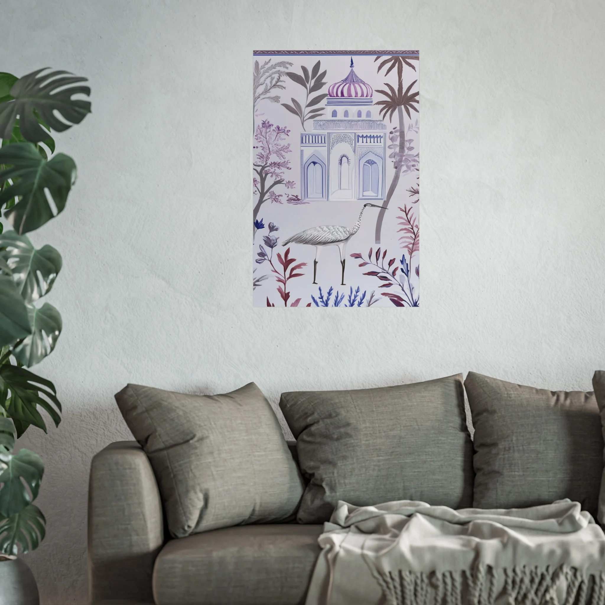 Majestic Minaret & Crane Fine Art Poster - Image 39