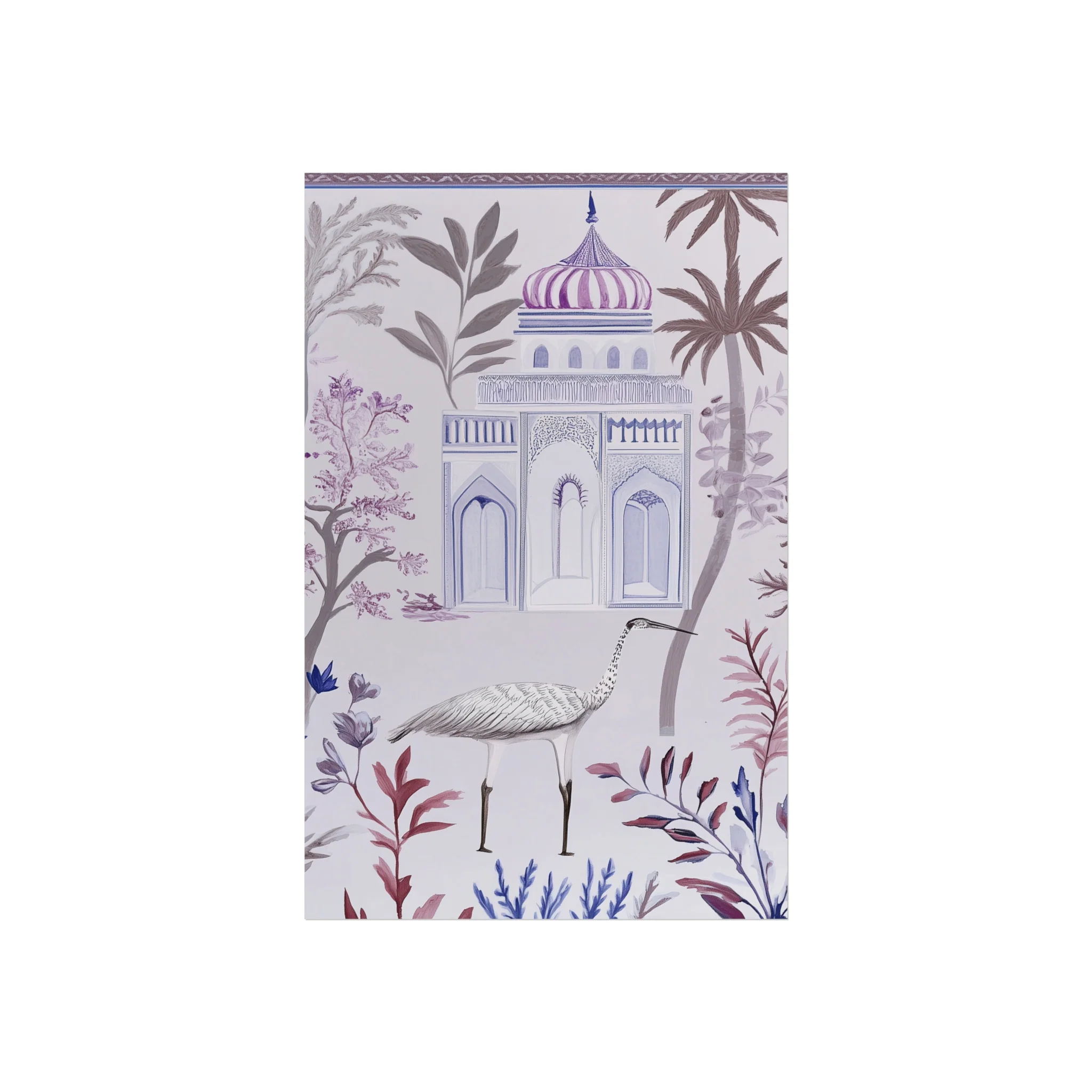 Majestic Minaret & Crane Fine Art Poster - Image 5