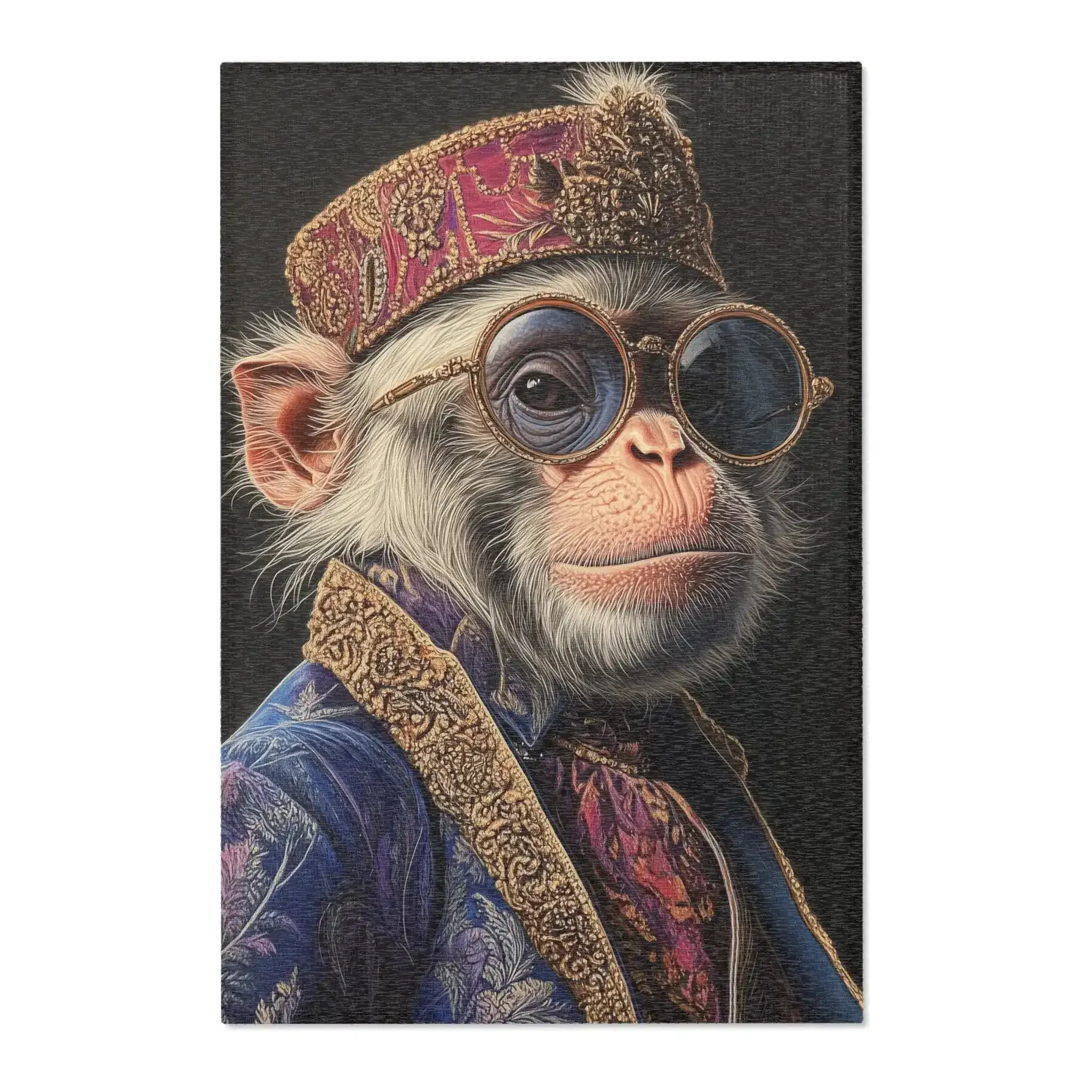Majestic Monarch Regal Monkey Accent Rug - Image 2
