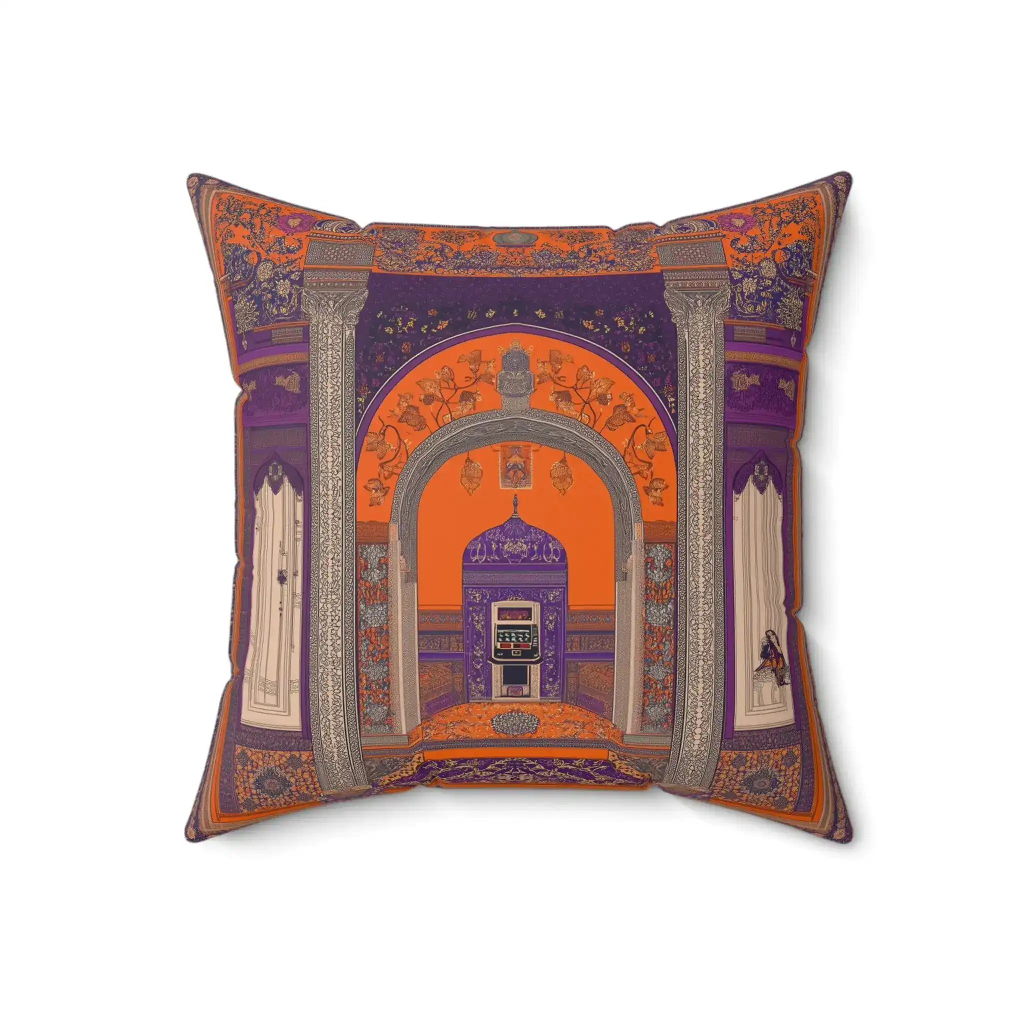 Majestic Oriental-Inspired Throw Pillow - Image 3