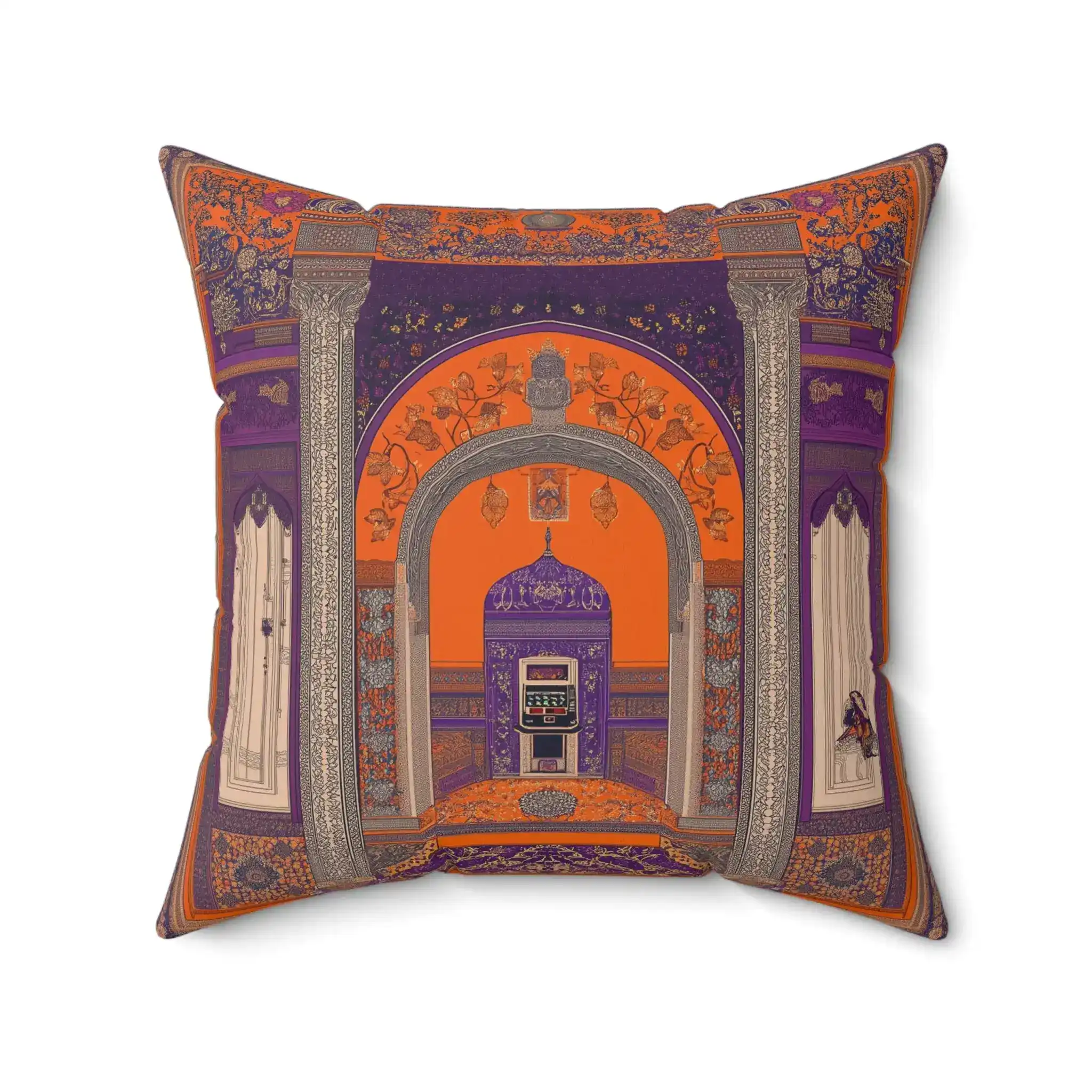 Majestic Oriental-Inspired Throw Pillow - Image 4