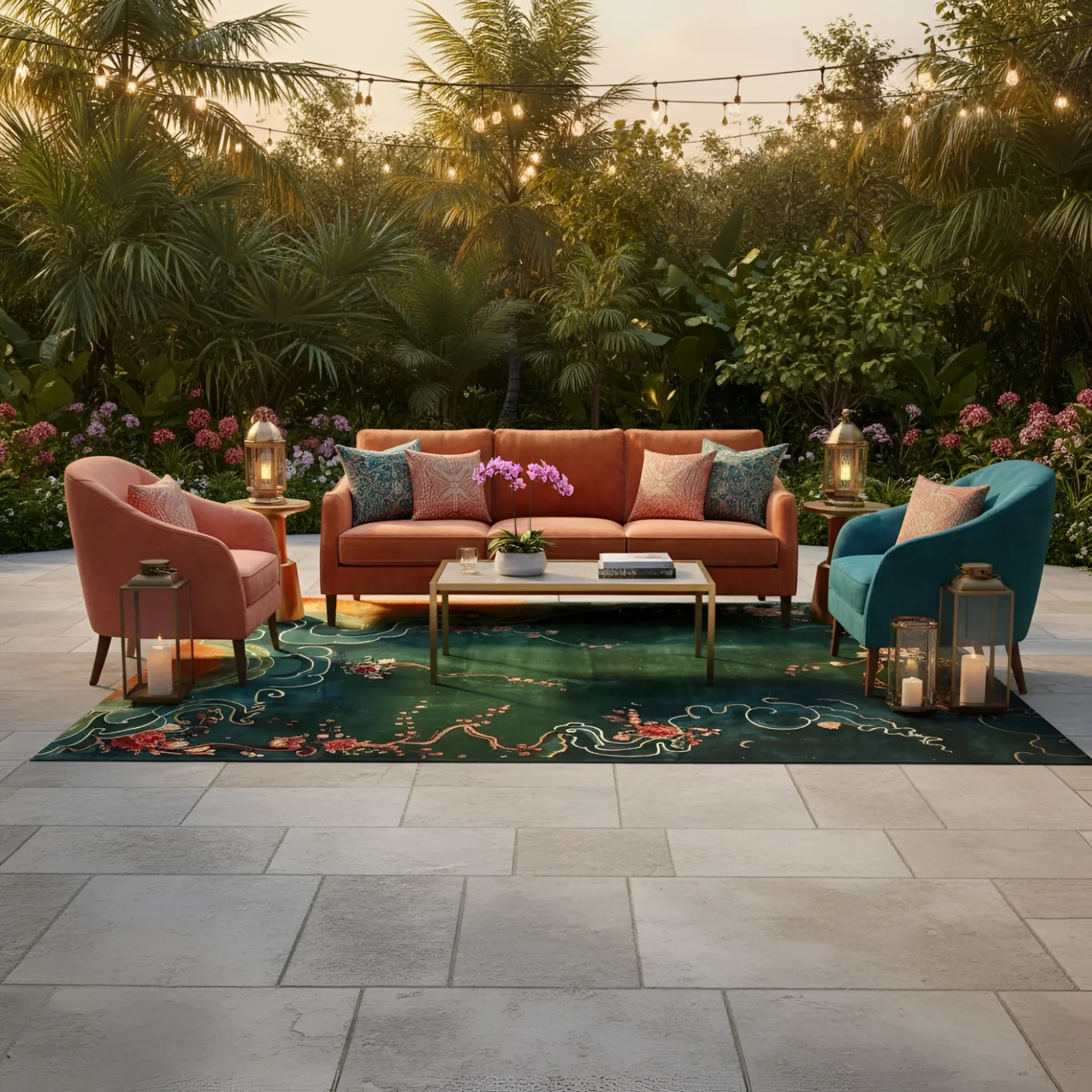 Mandarin Serenity Hand Tufted Rug - Image 2