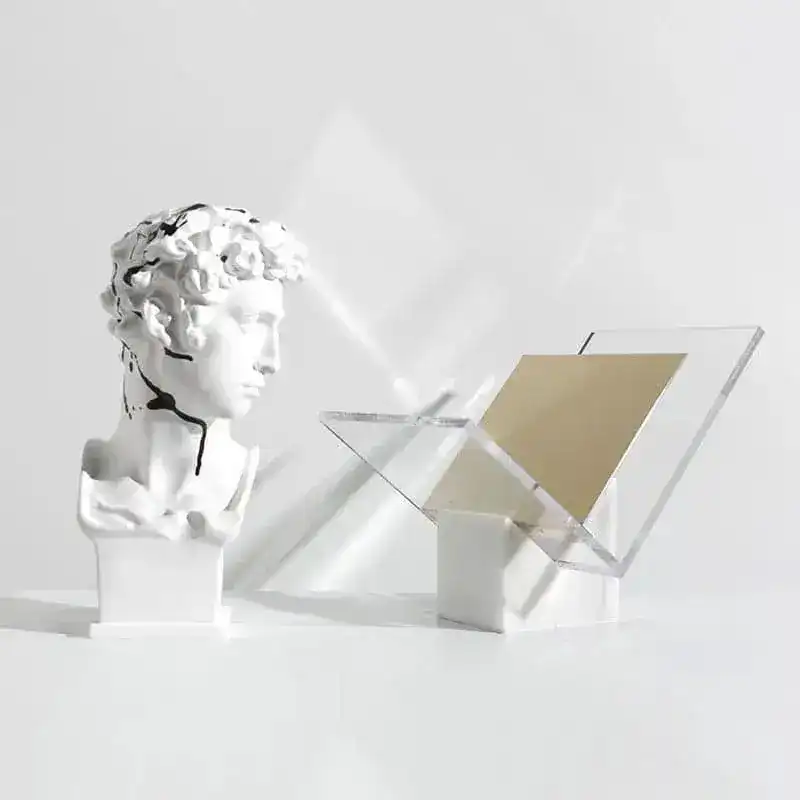 Marble and Acrylic Magazine Rack - Image 4