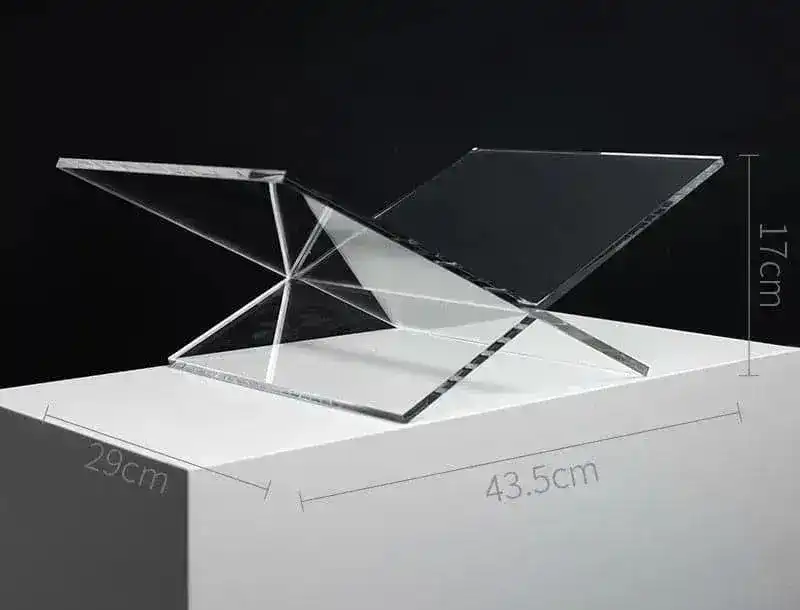 Marble and Acrylic Magazine Rack - Image 5