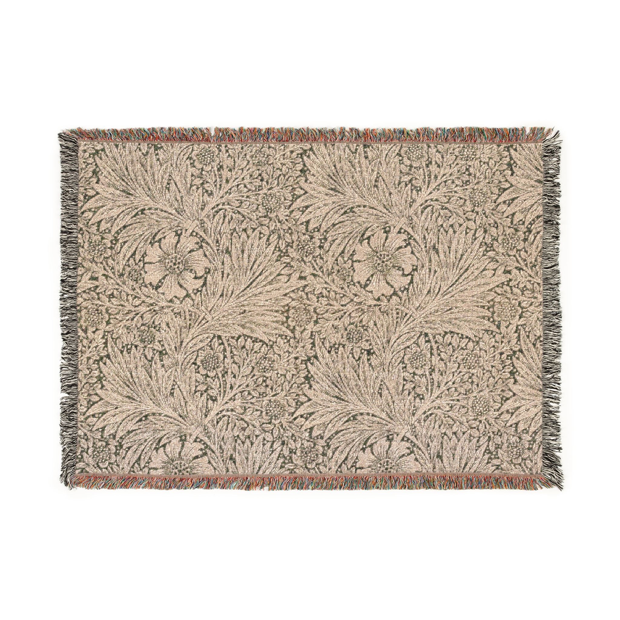marigold-william-morris | Woven Tapestry Blanket