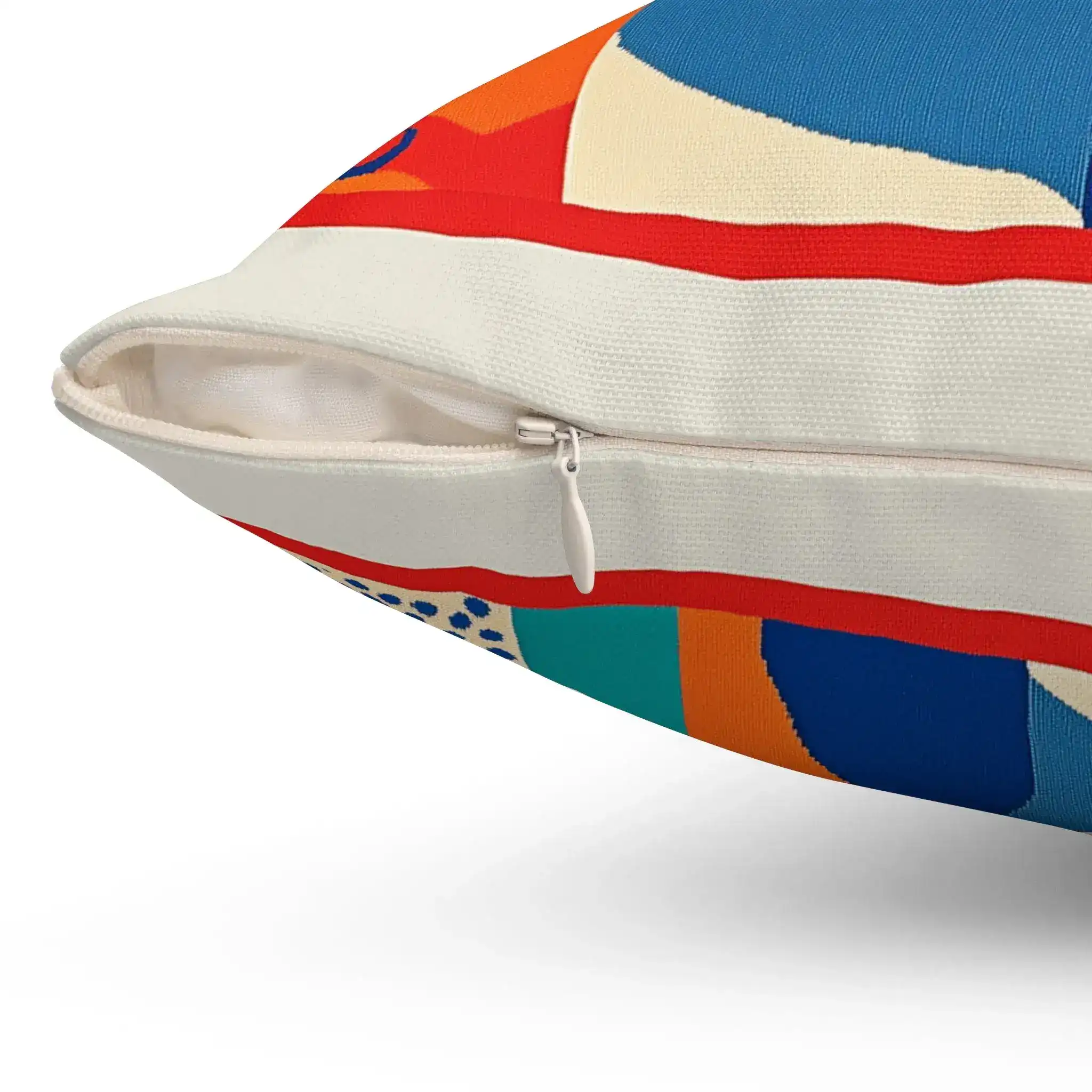 Maximalist Abstract Geometric Throw Pillow - Image 2