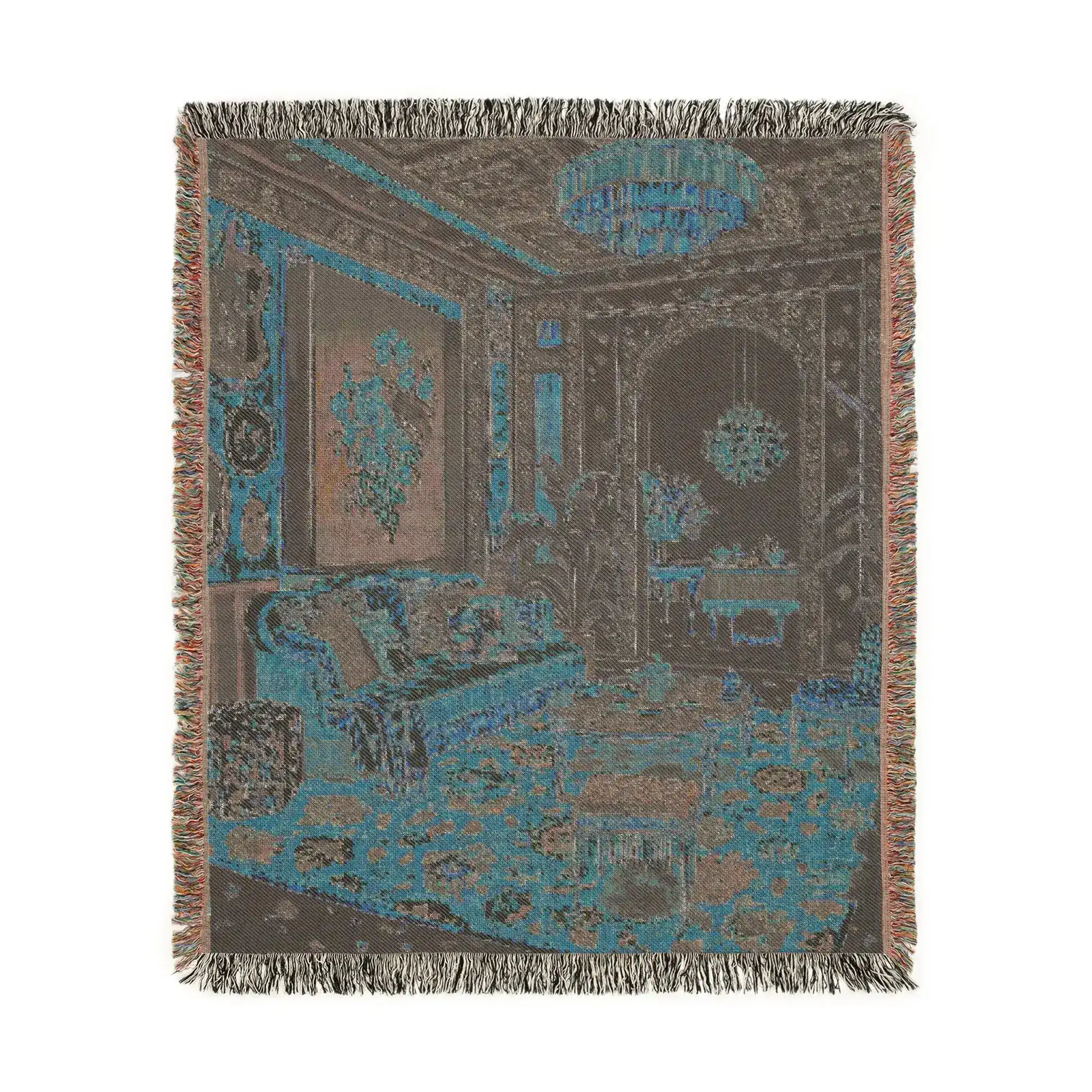 Maximalist Dreamscape Woven Blanket - Image 5