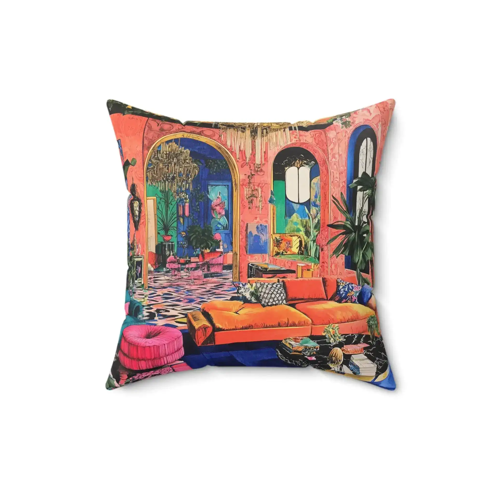 MaxiMood Mansion Throw Pillow - Image 2