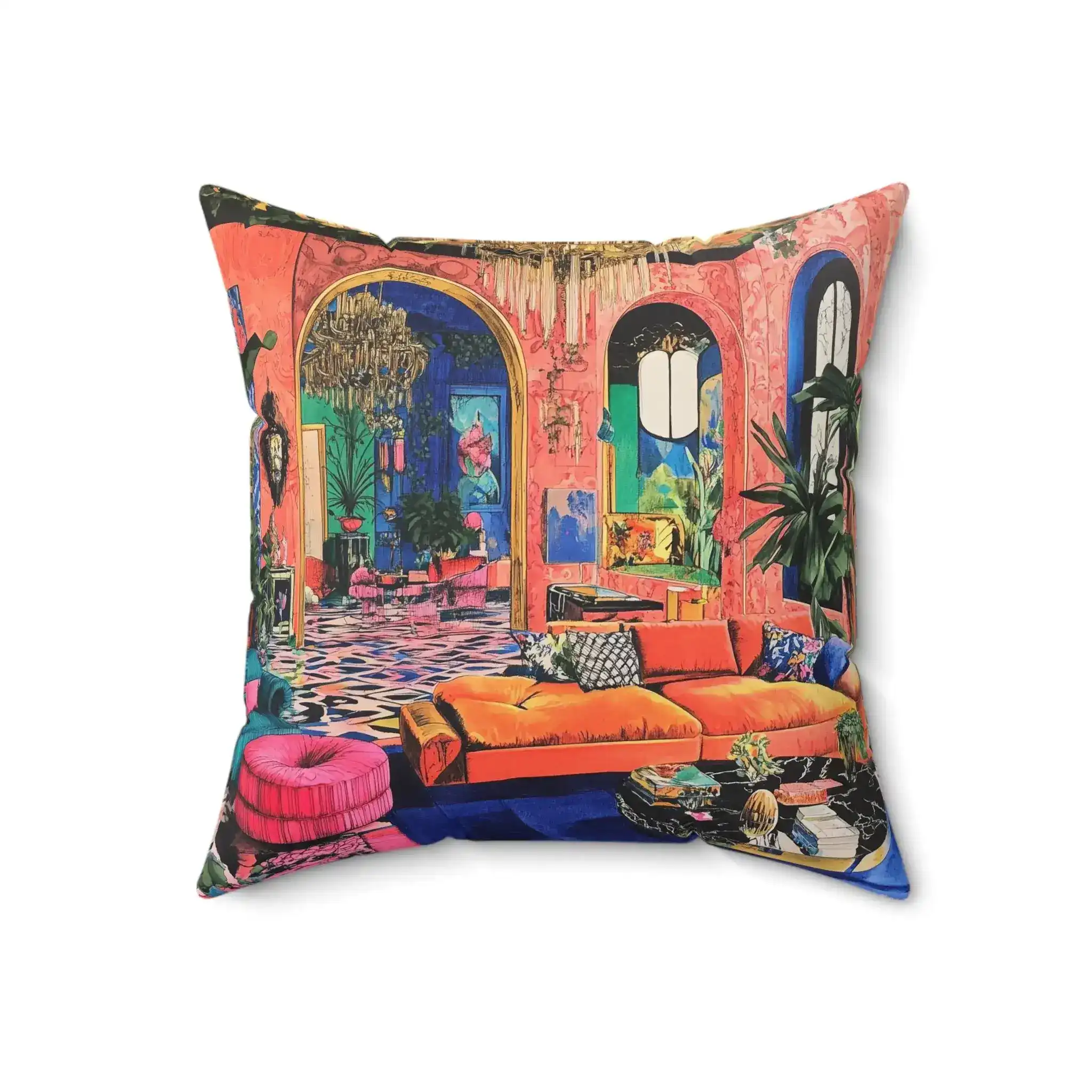 MaxiMood Mansion Throw Pillow - Image 3