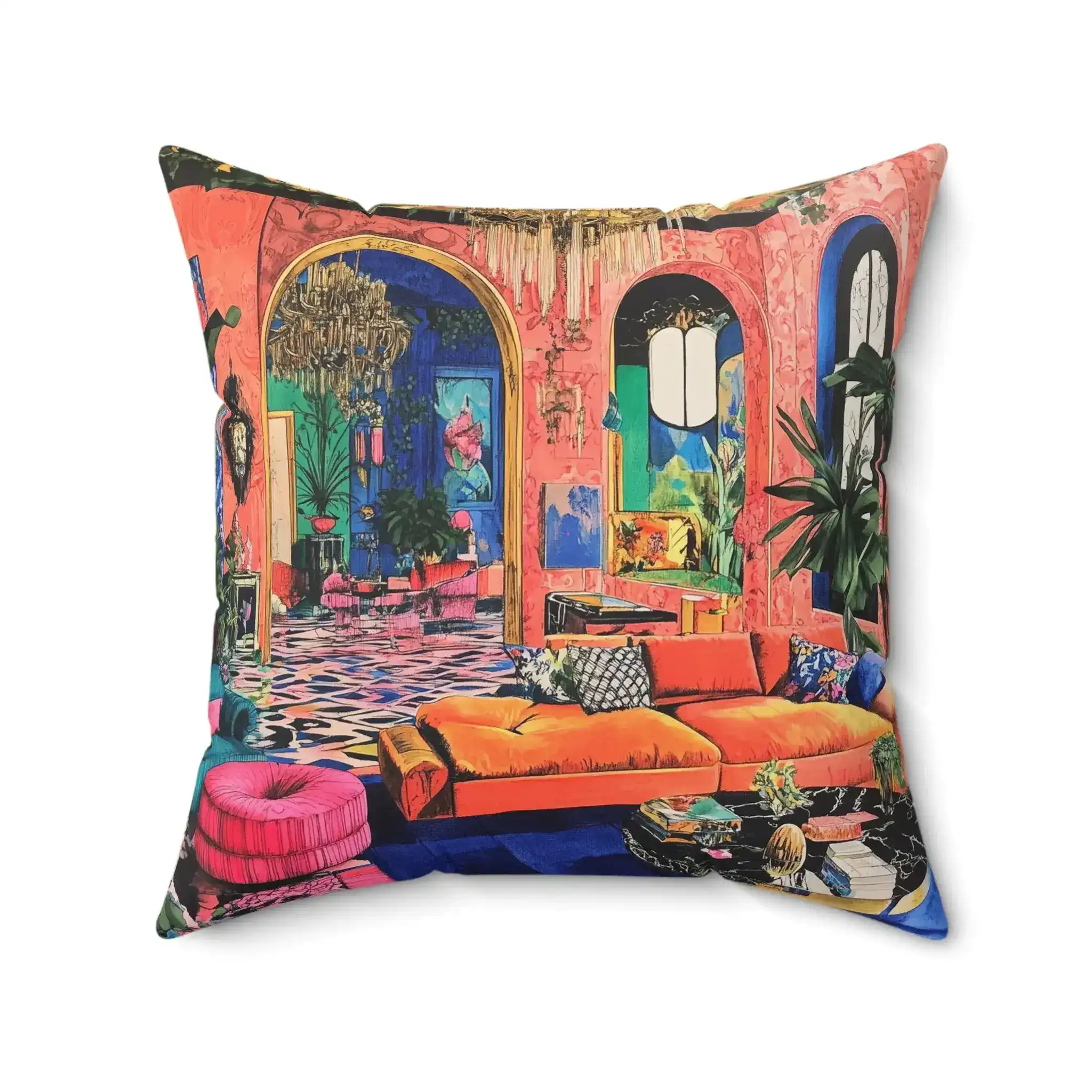 MaxiMood Mansion Throw Pillow - Image 4