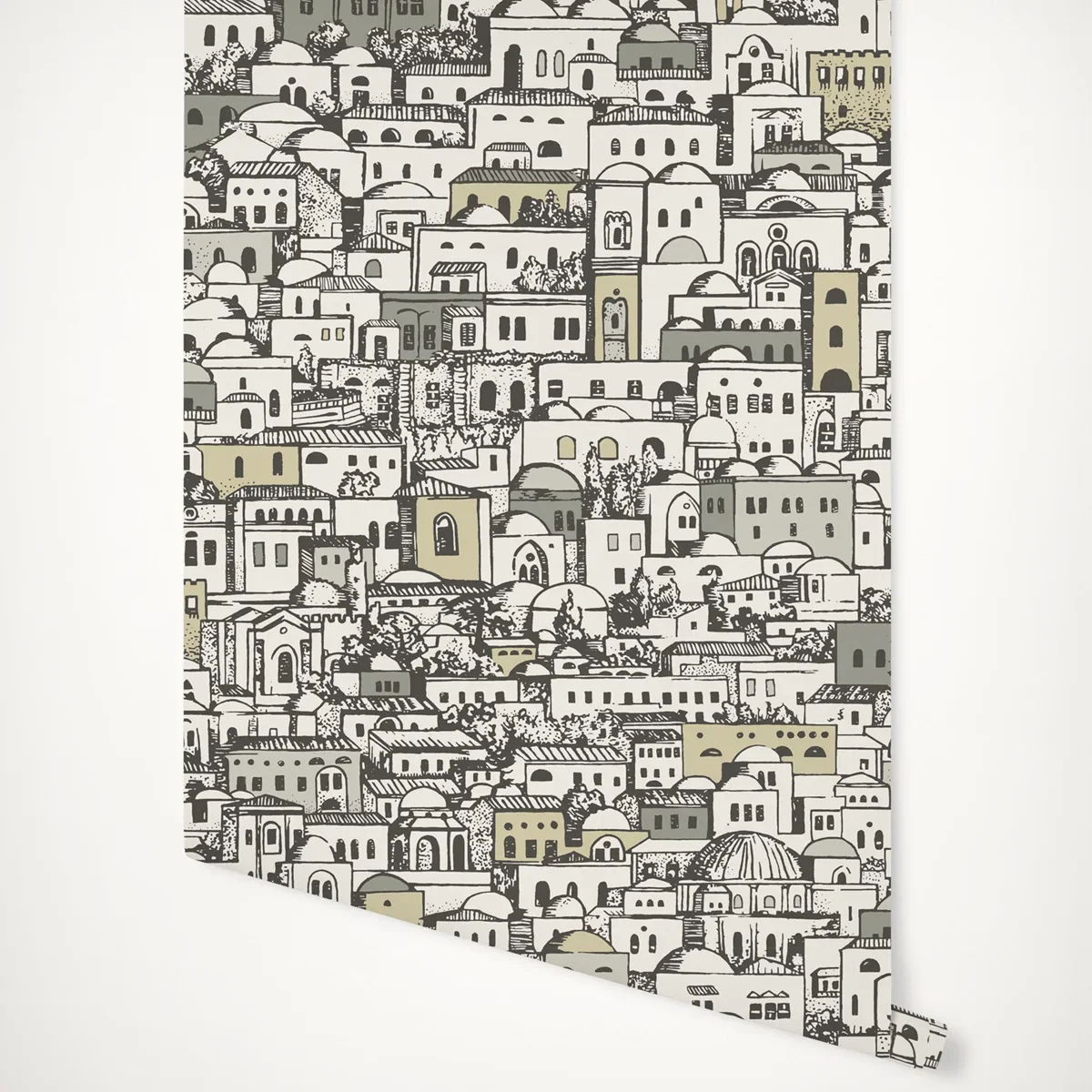 Mediterranean Architecture Mural - Image 3