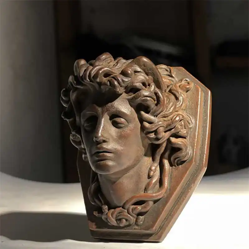 Medusa Head Ancient Roman Sculpture — Museum Replica - Image 2