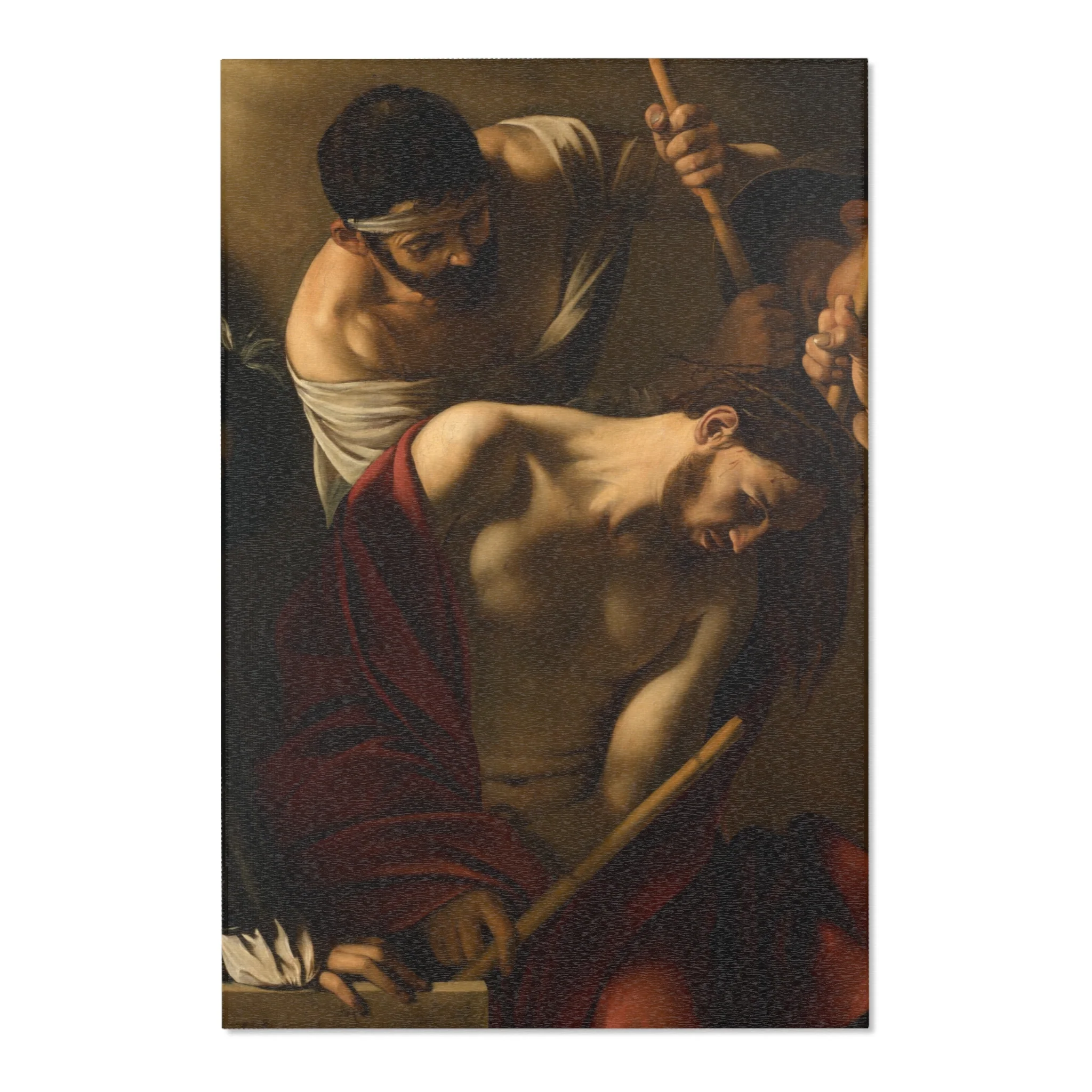 Michelangelo Merisi, called Caravaggio - The Crowning with Thorns - Google Art Project | Area Rug - Image 3