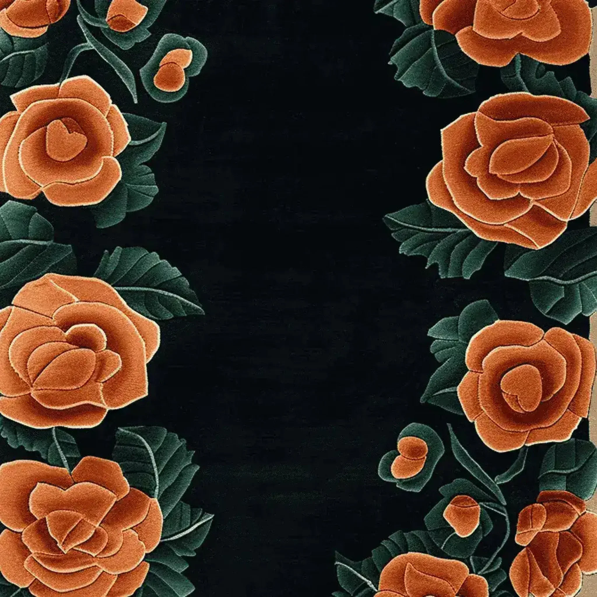 Midnight Blossom Grace Hand Tufted Rug - Image 5