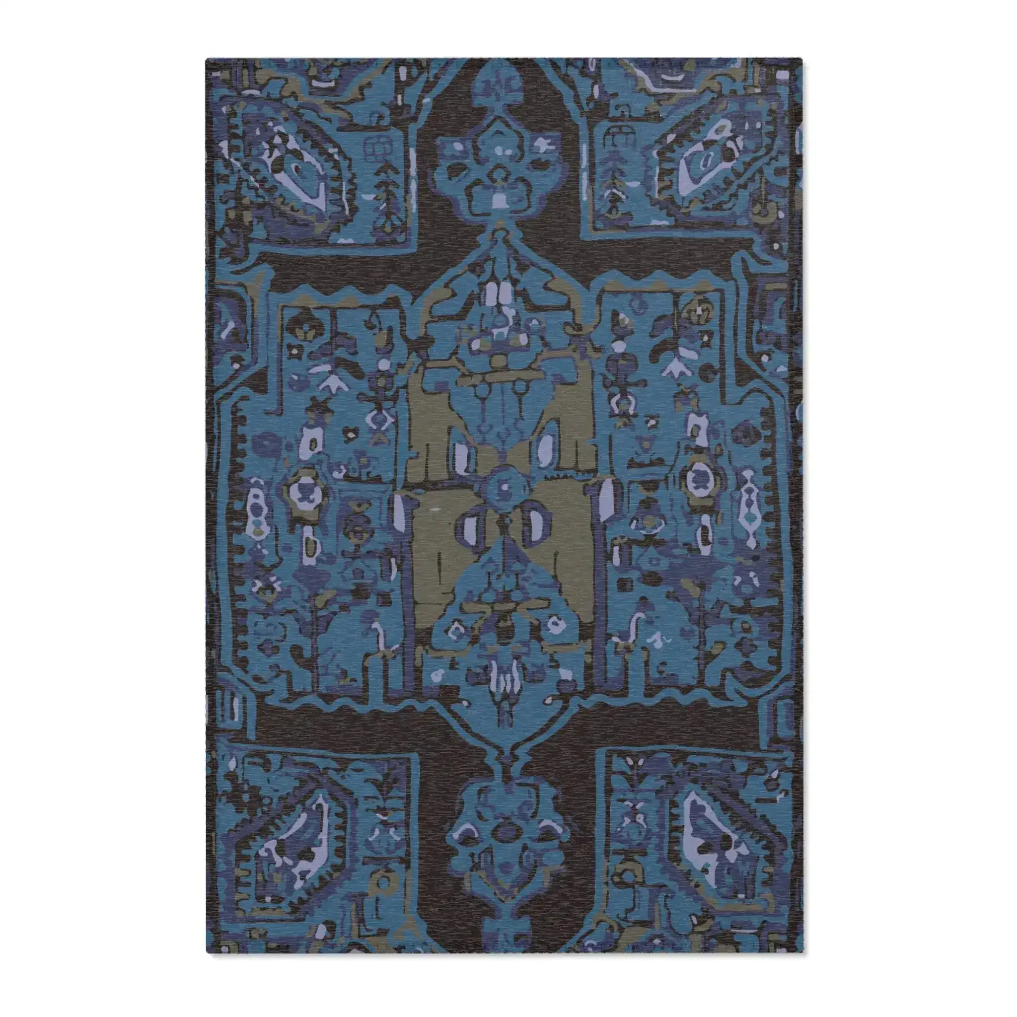 Midnight Sapphire Bazaar Accent Rug - Image 2