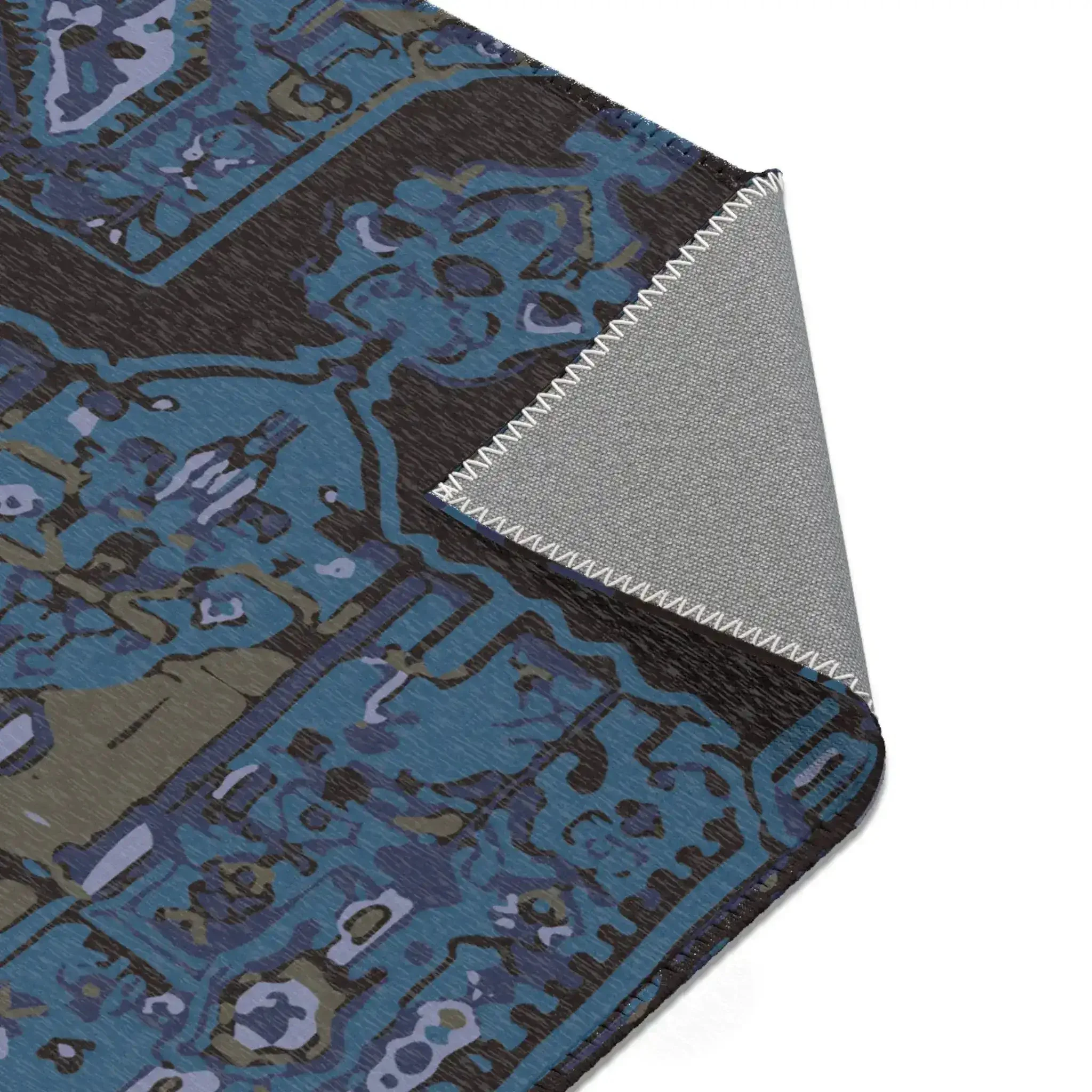 Midnight Sapphire Bazaar Accent Rug - Image 6