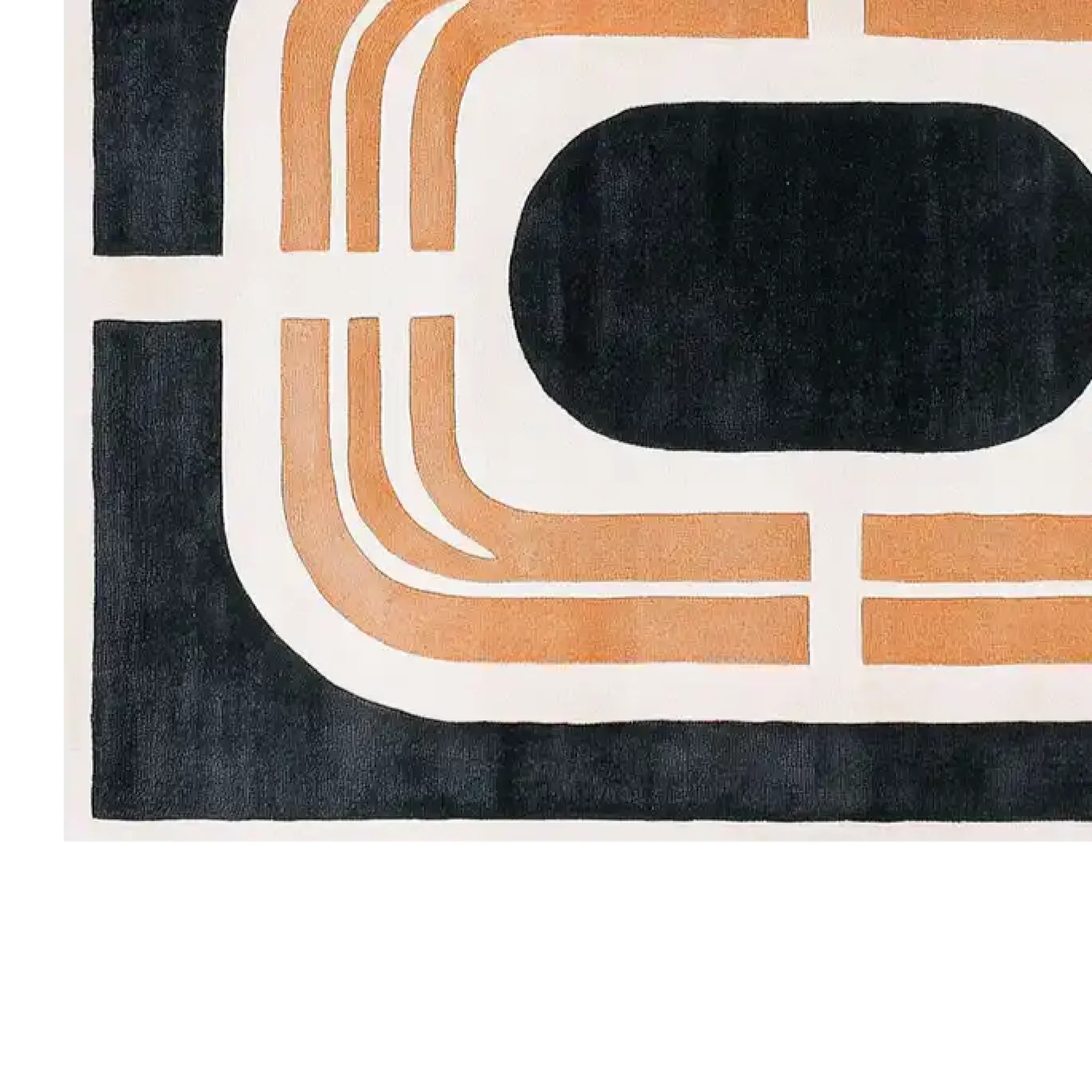 Midnight Symphony Knotted Wool Rug - Image 4