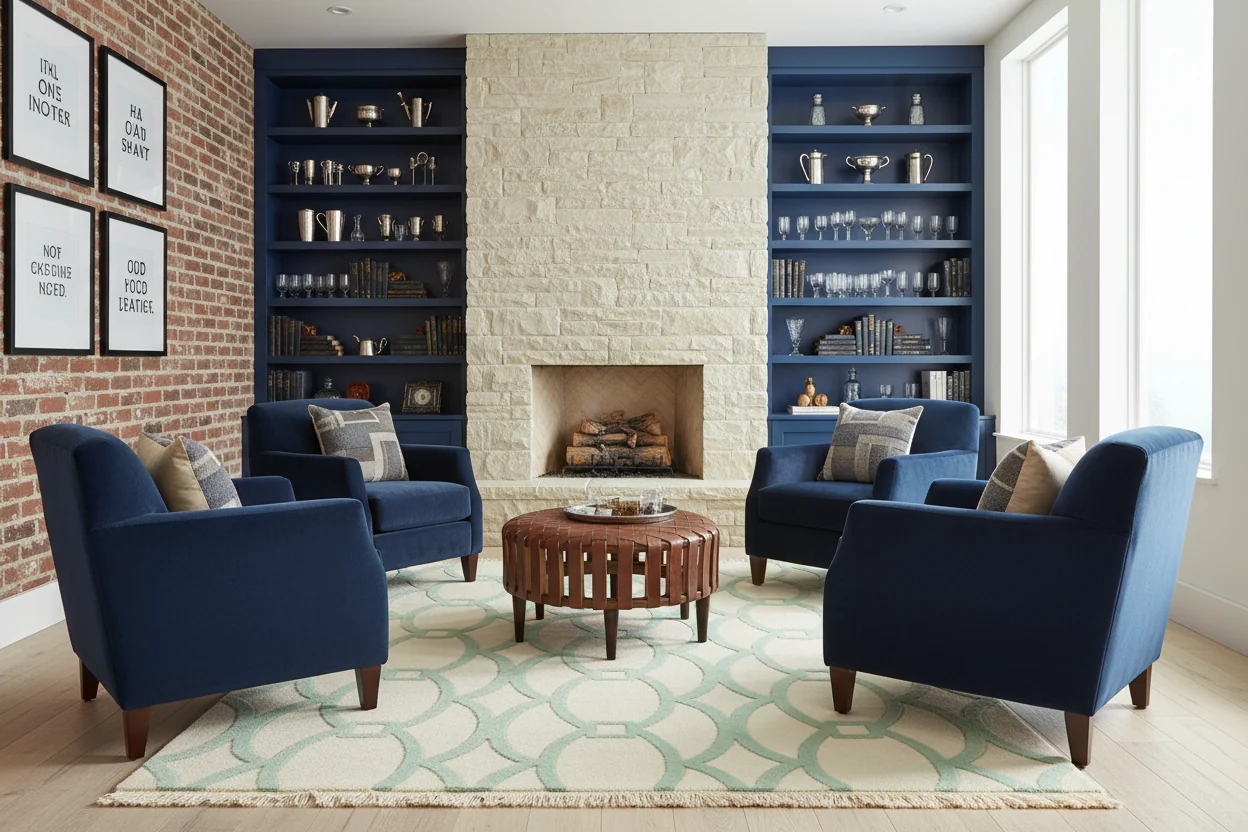 Mint Curves Hand Knotted Rug - Image 4