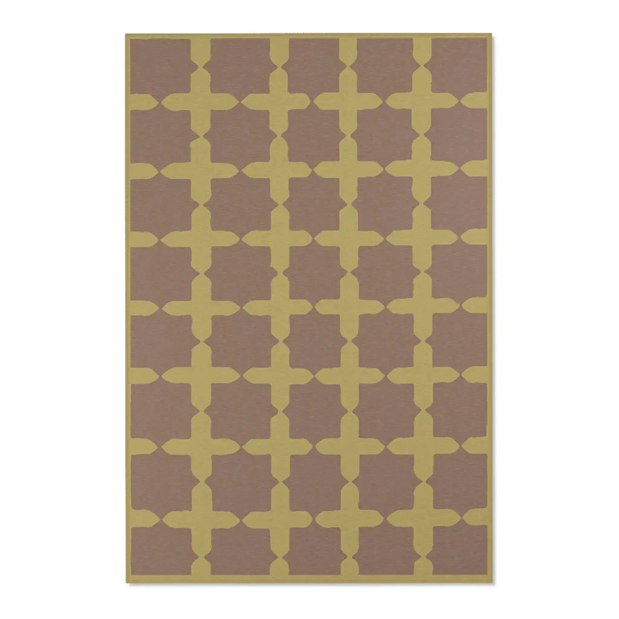 Modern Geometric Cross Accent Rug - Image 3