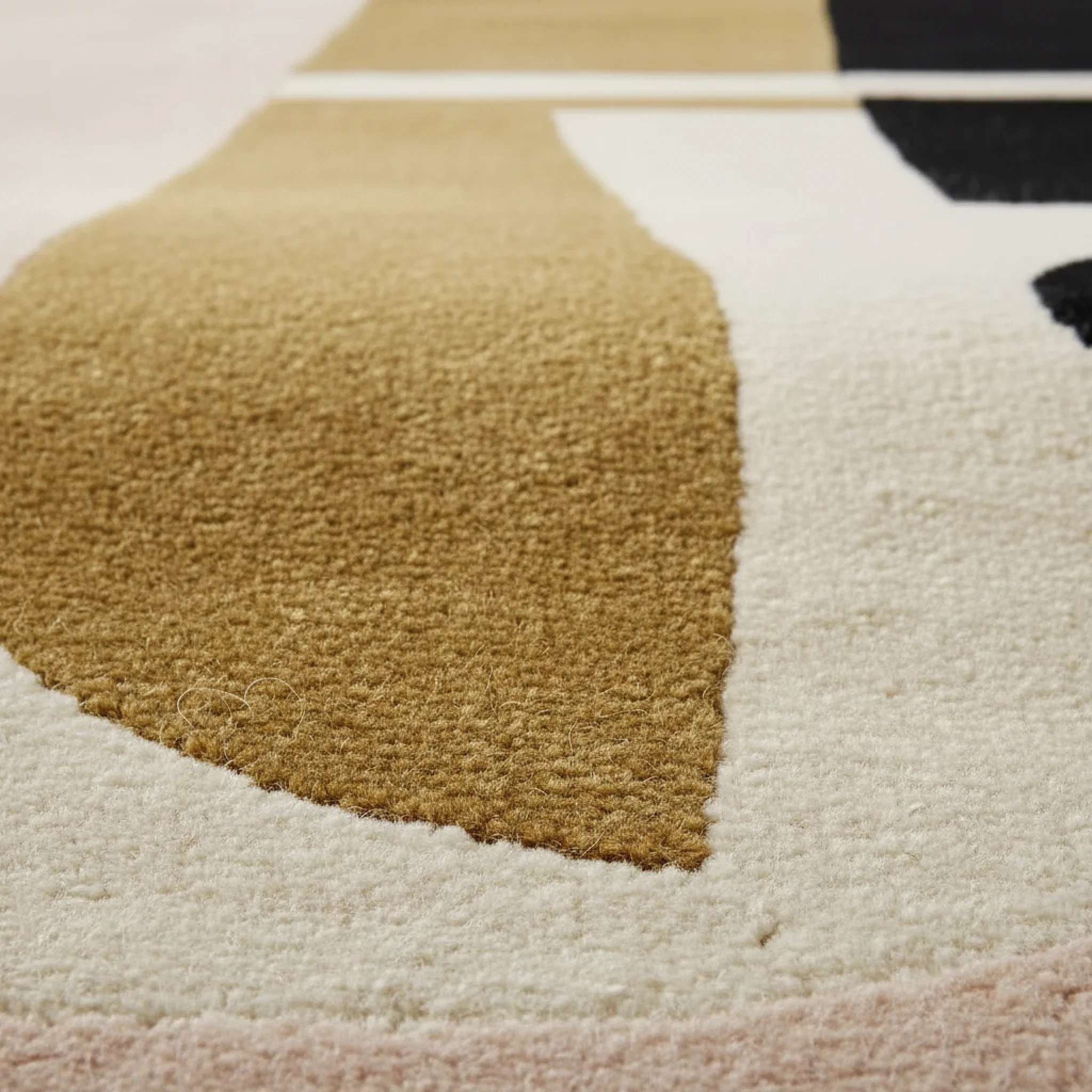 Modern Harmony Block Hand Tufted Rug - Image 5