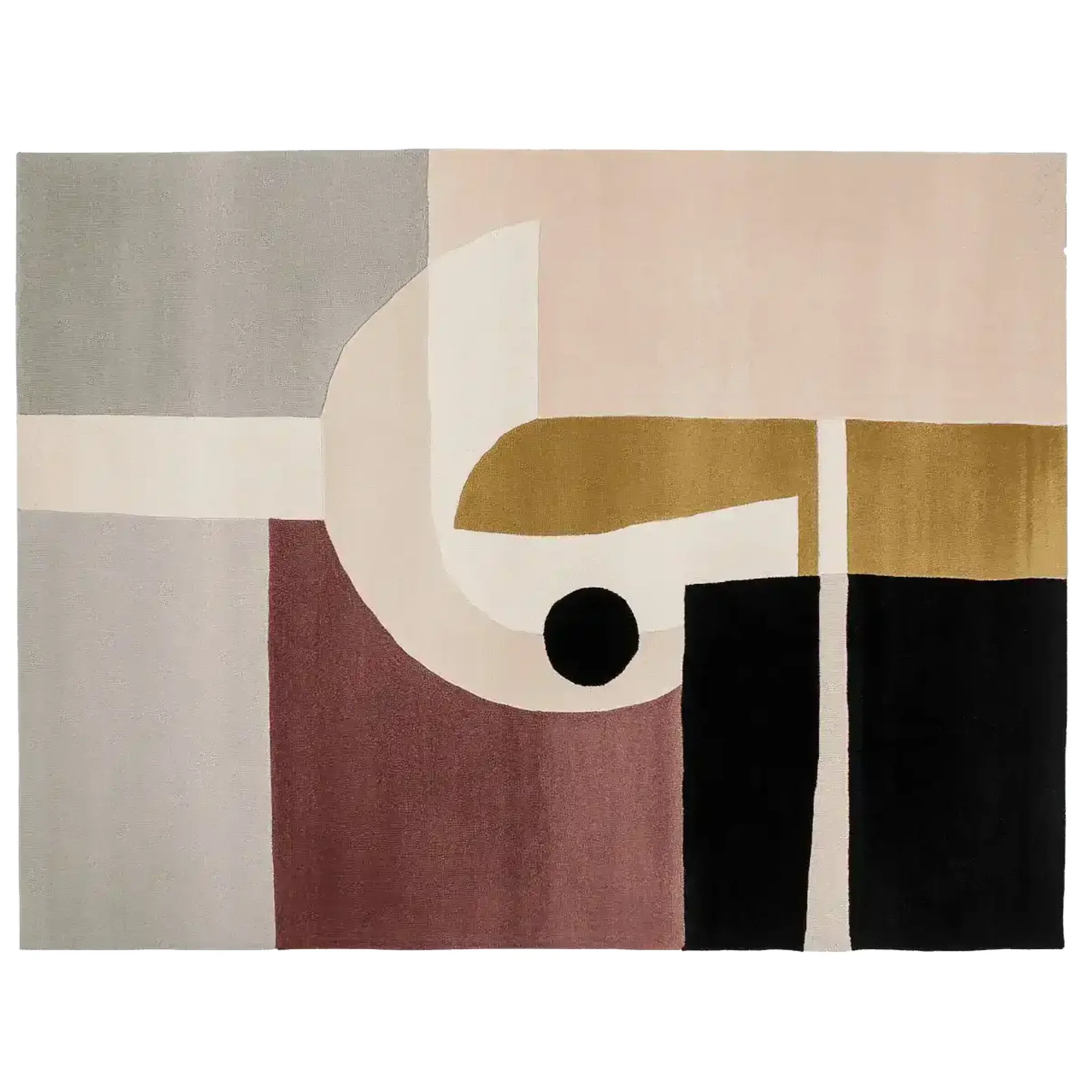 Modern Harmony Block Hand Tufted Rug - Image 6