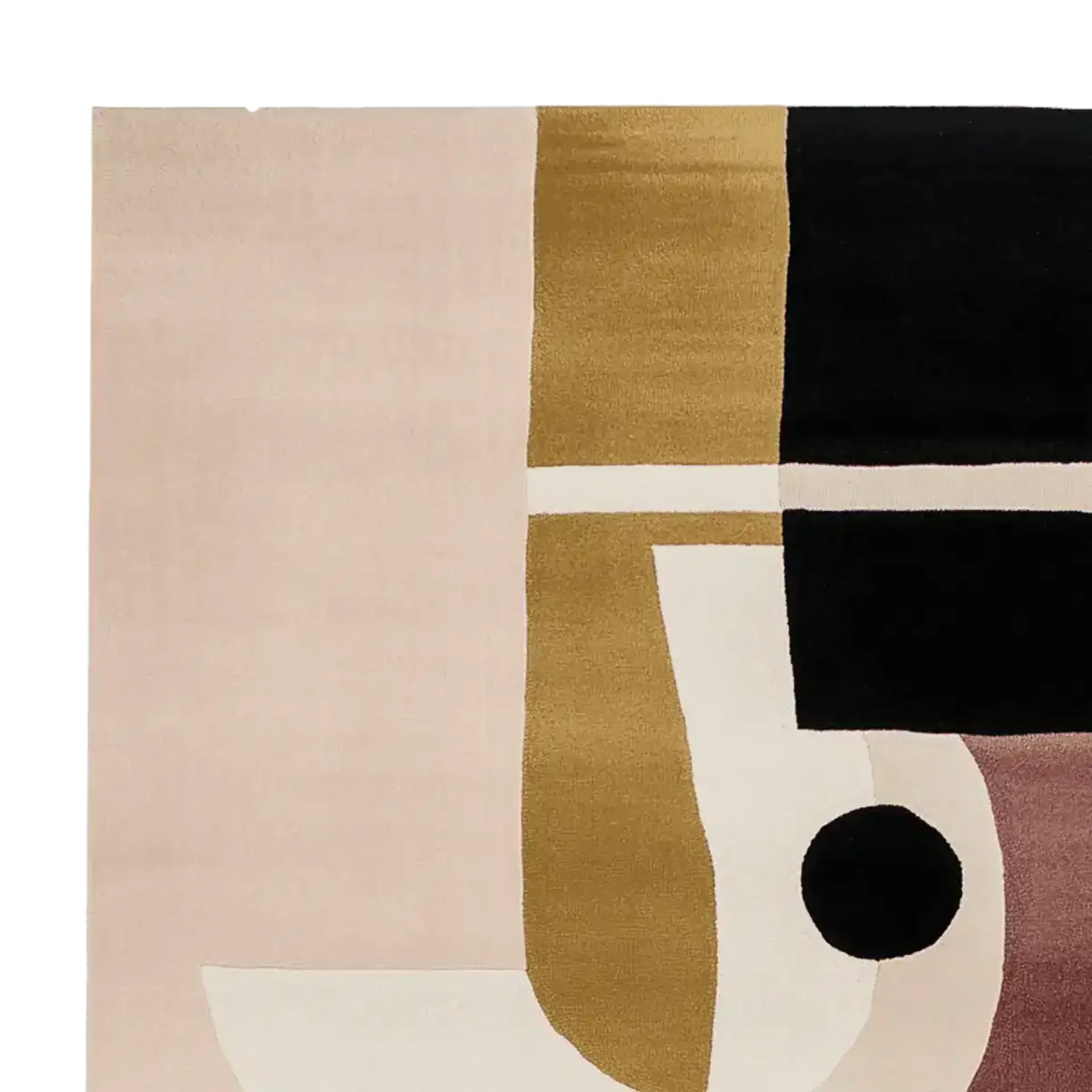 Modern Harmony Block Hand Tufted Rug - Image 7