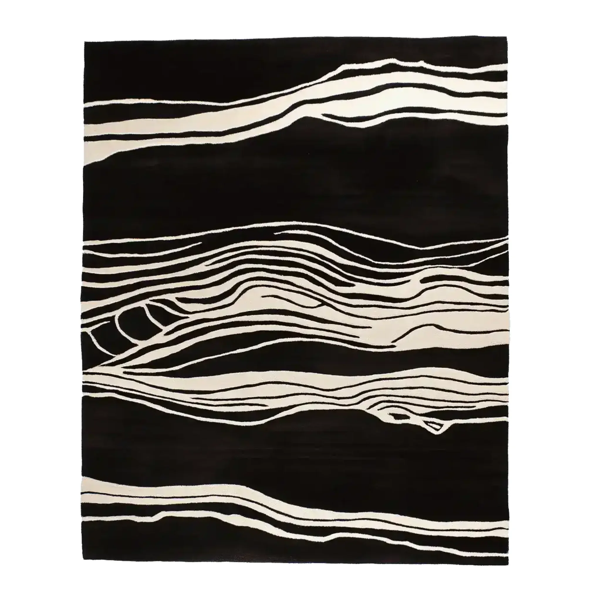 Modern Heat Stroke Hand Tufted Rug