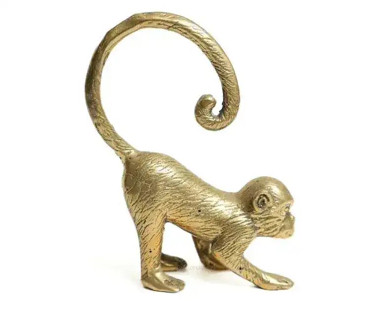 Monkey Bronze Figurine
