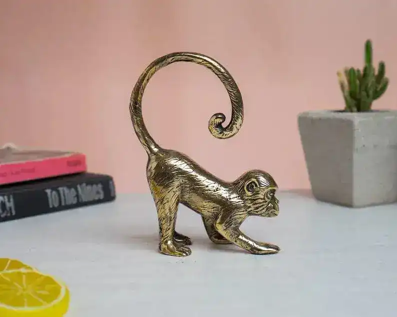 Monkey Bronze Figurine - Image 2