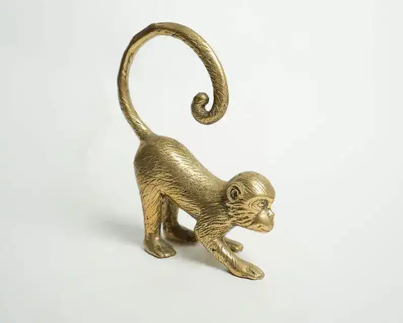 Monkey Bronze Figurine - Image 3