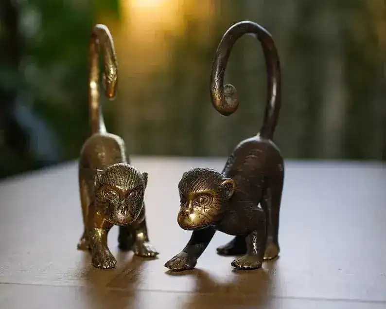 Monkey Bronze Figurine - Image 4