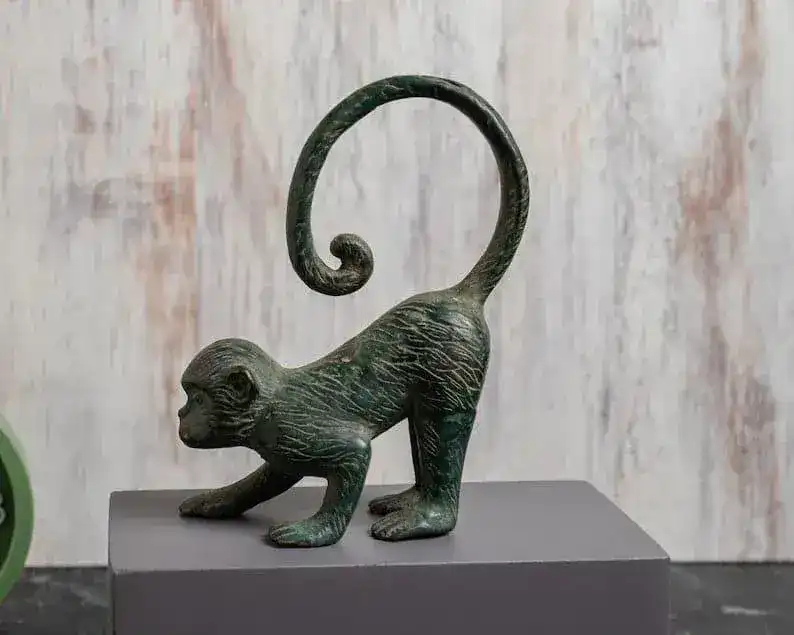 Monkey Bronze Figurine - Image 6