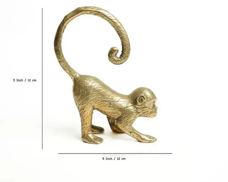 Monkey Bronze Figurine - Image 7