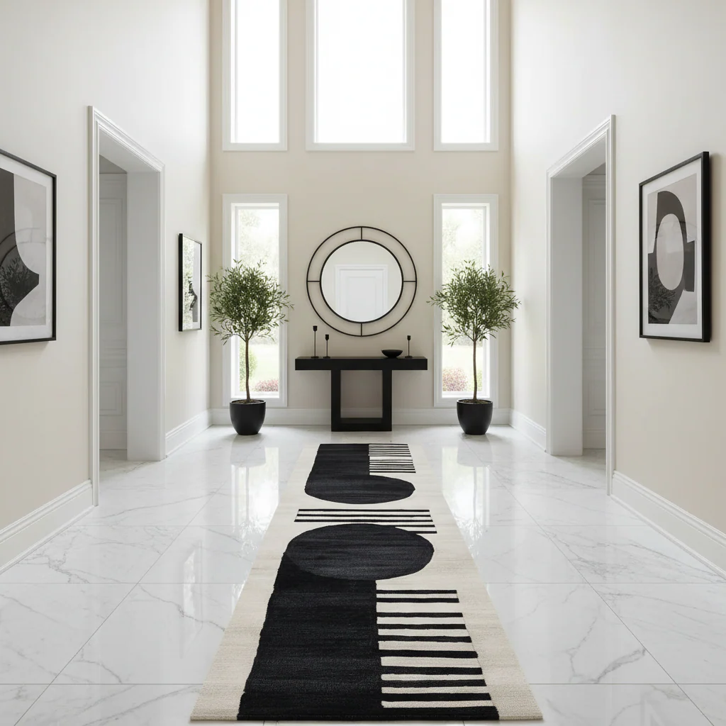 Moon Edge Hand Tufted Wool Rug - Image 2