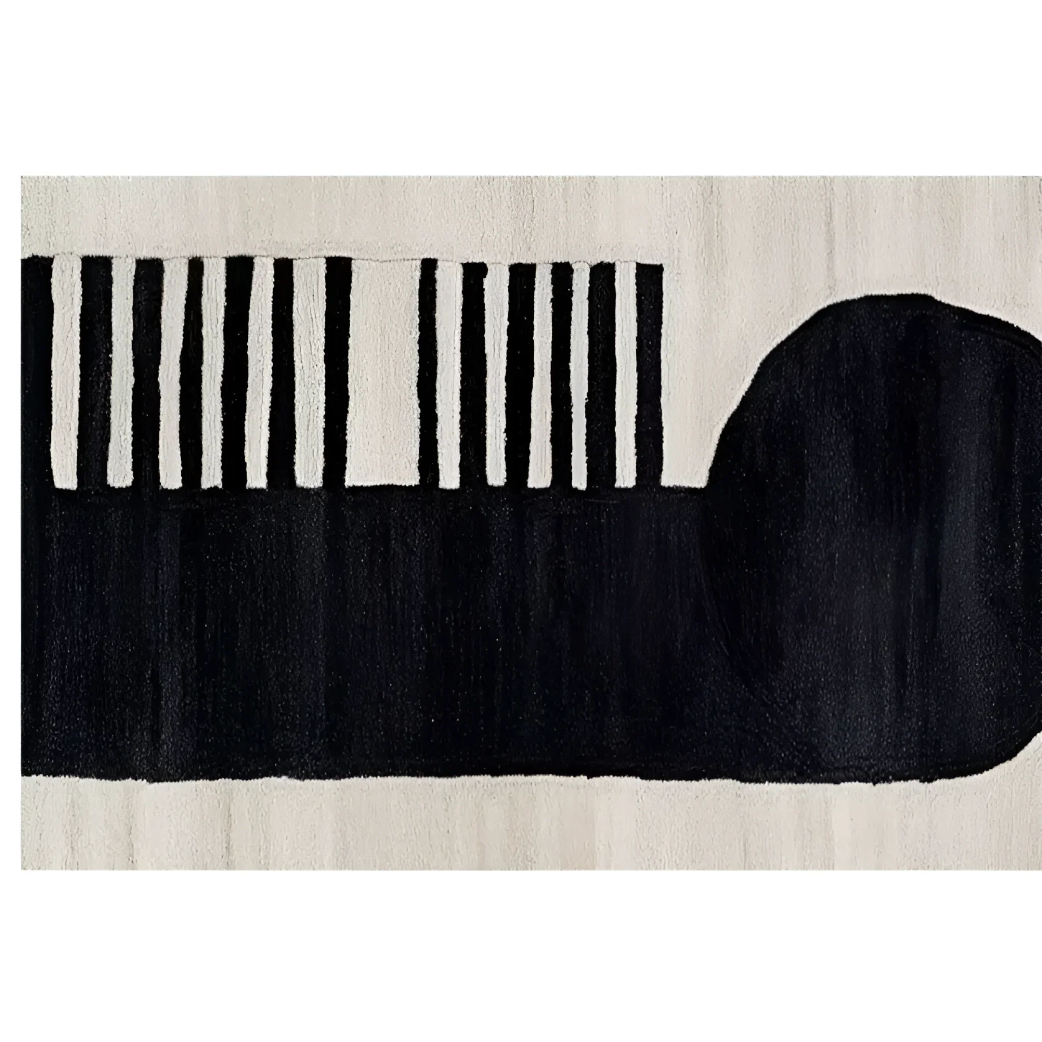 Moon Edge Hand Tufted Wool Rug - Image 4