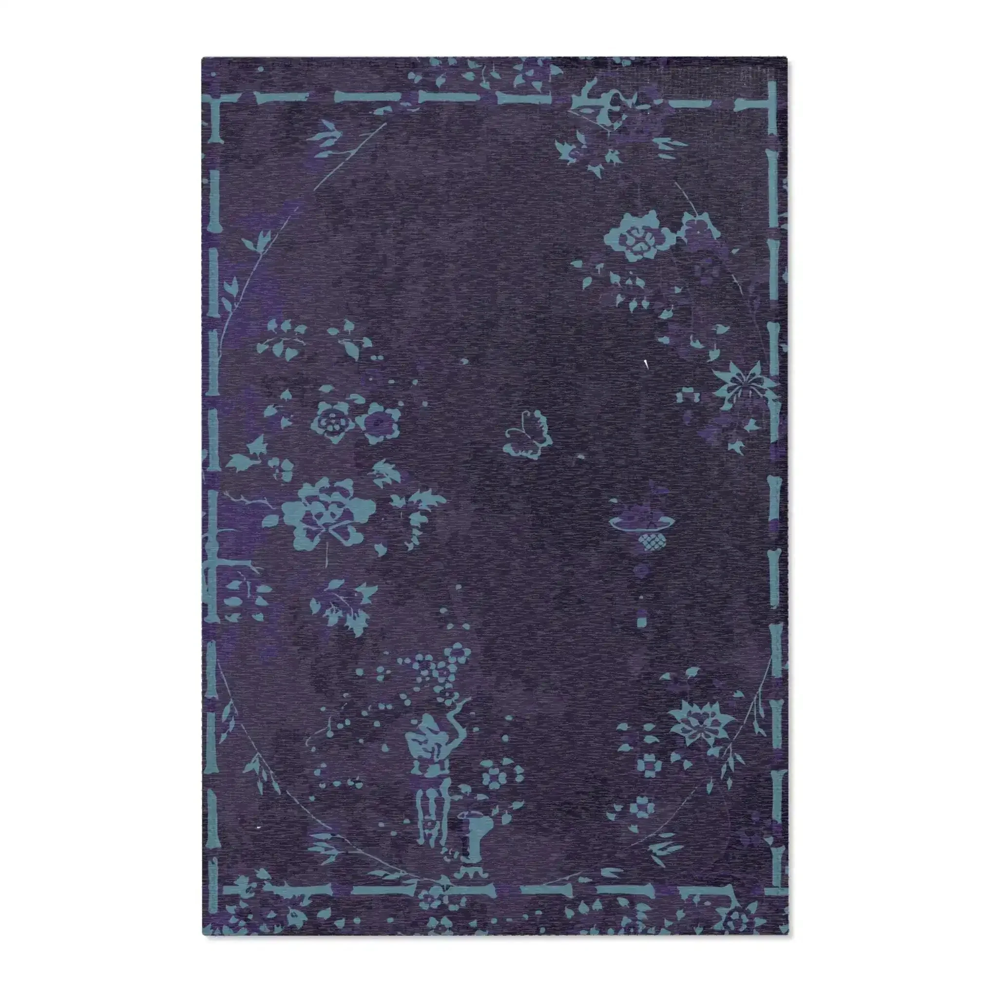 Moonlit Bloomscape Accent Rug - Image 2