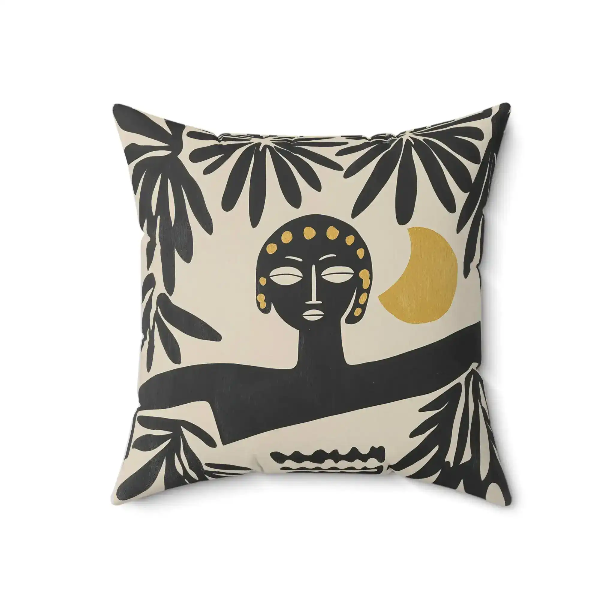 Moonlit Muse Tropic Throw Pillow - Image 5