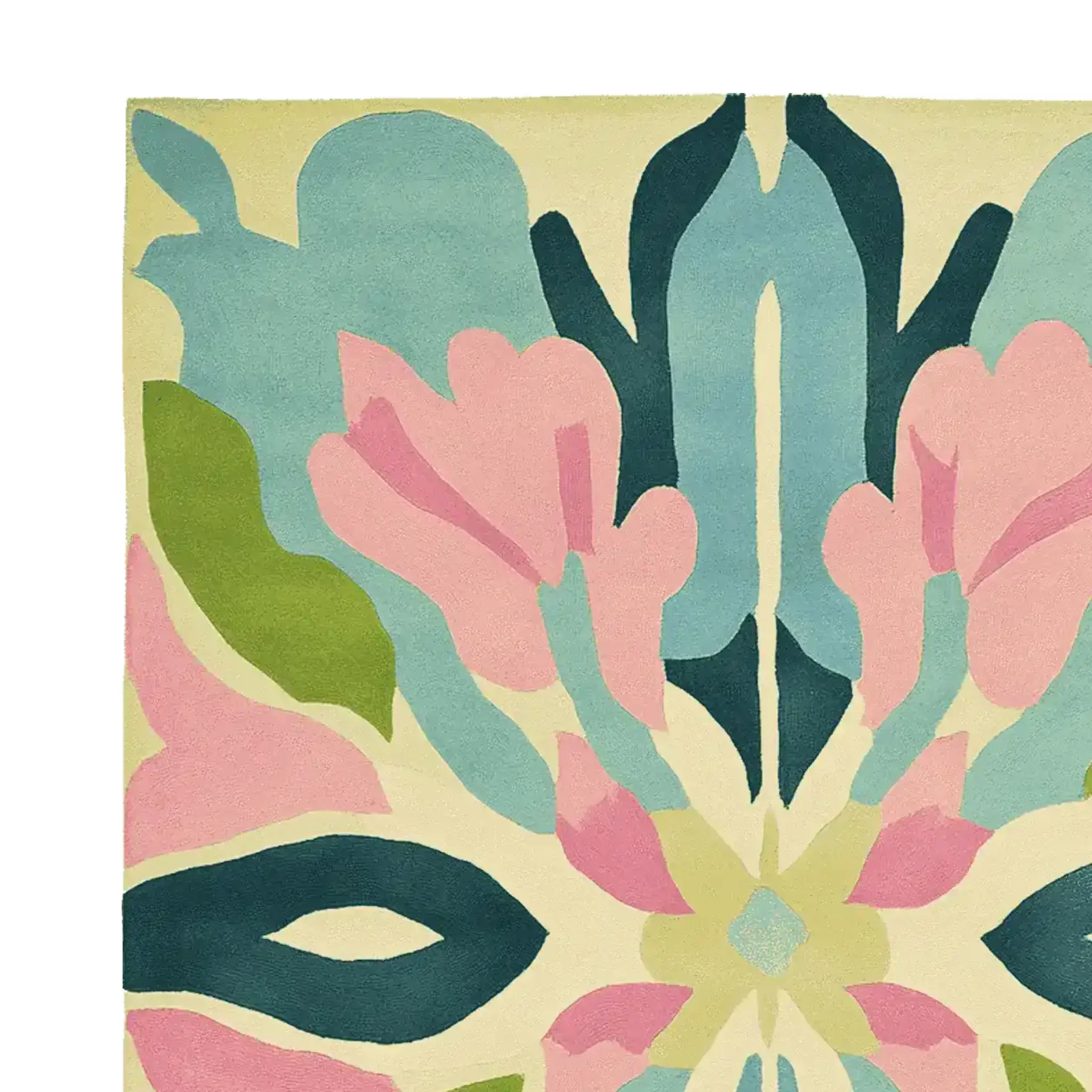 Mosiac Garden Whisper Hand Tufted Rug - Image 4